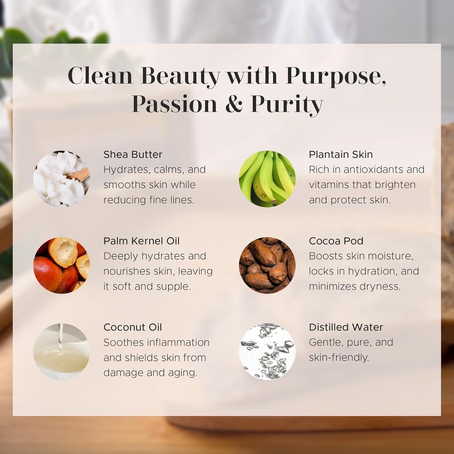 Era of Nature Raw Organic African Black Soap 8oz Natural Soap for Dry Skin