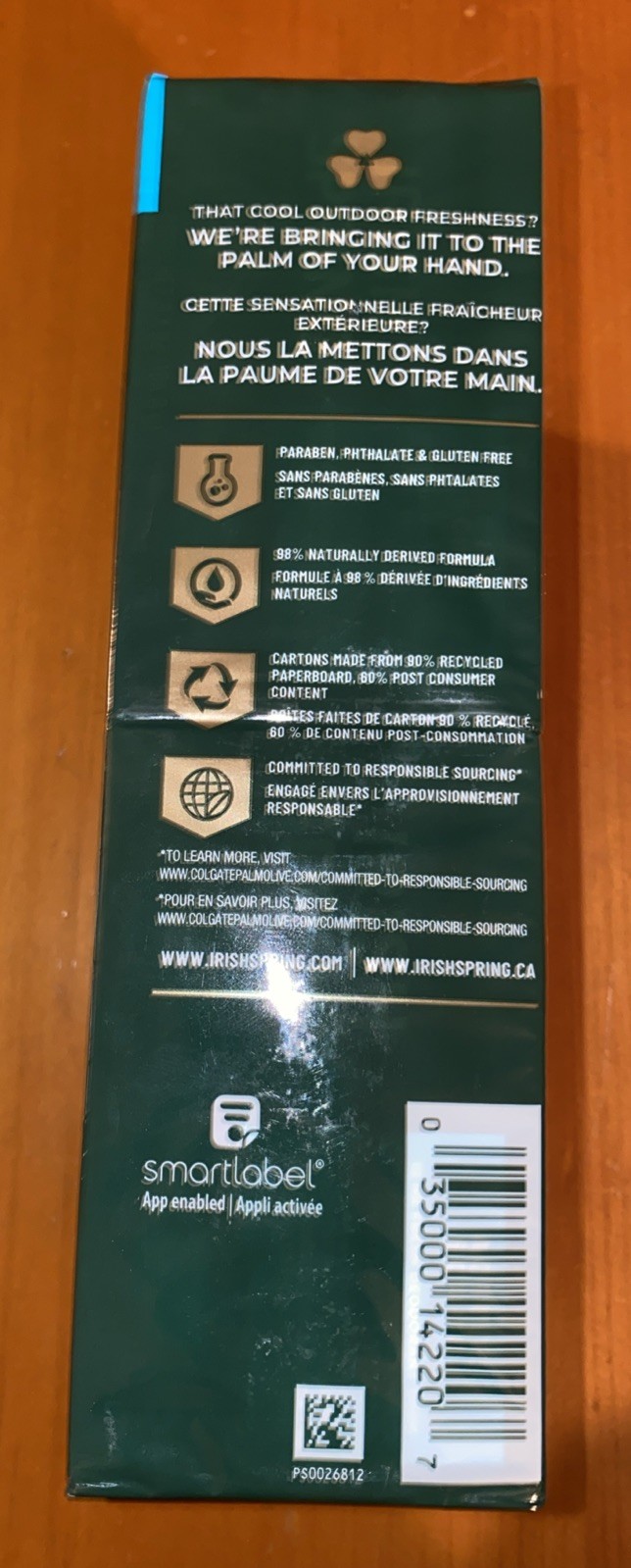 6 Pack Irish Spring Active Scrub 12 HR Fresh Deodorant Soap Bars 3.7 oz ea