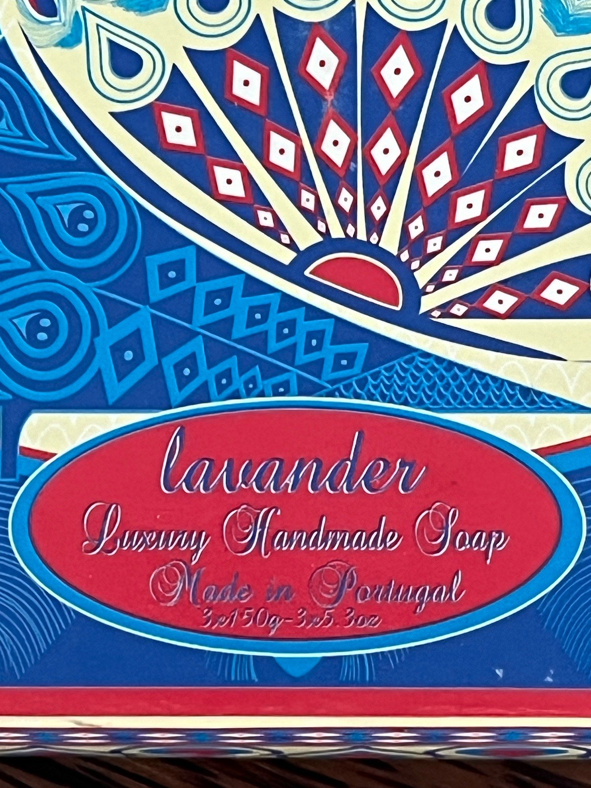 Lavender Aroma Aromatic Bar Soap Made in Portugal Gift 2 Soap Bars in Box