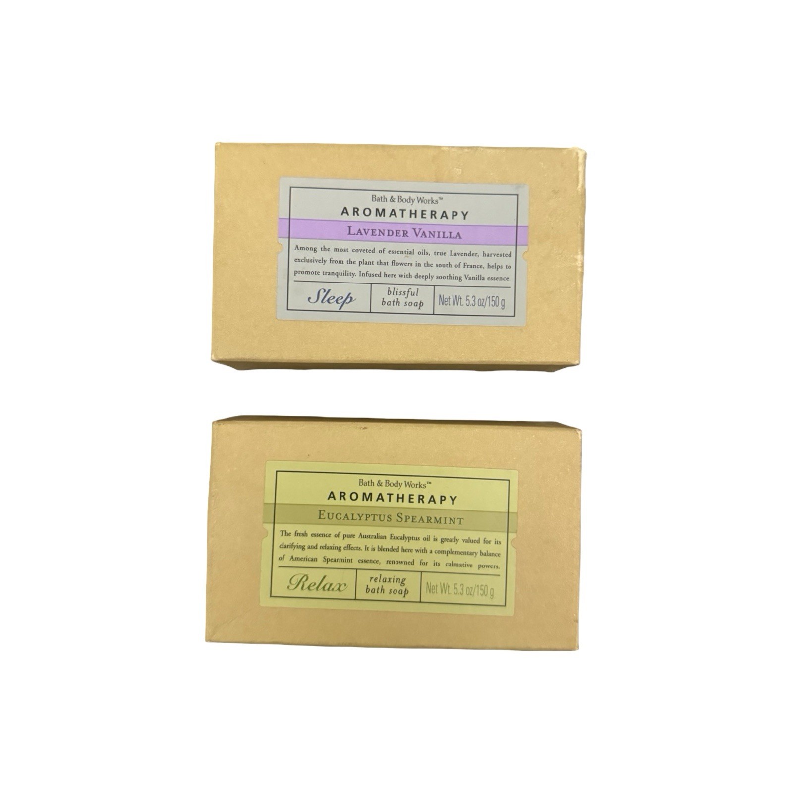 Bath & Body Works Aromatherapy Blue Lavender Bergamot Coriander Bath Soap 5.3oz