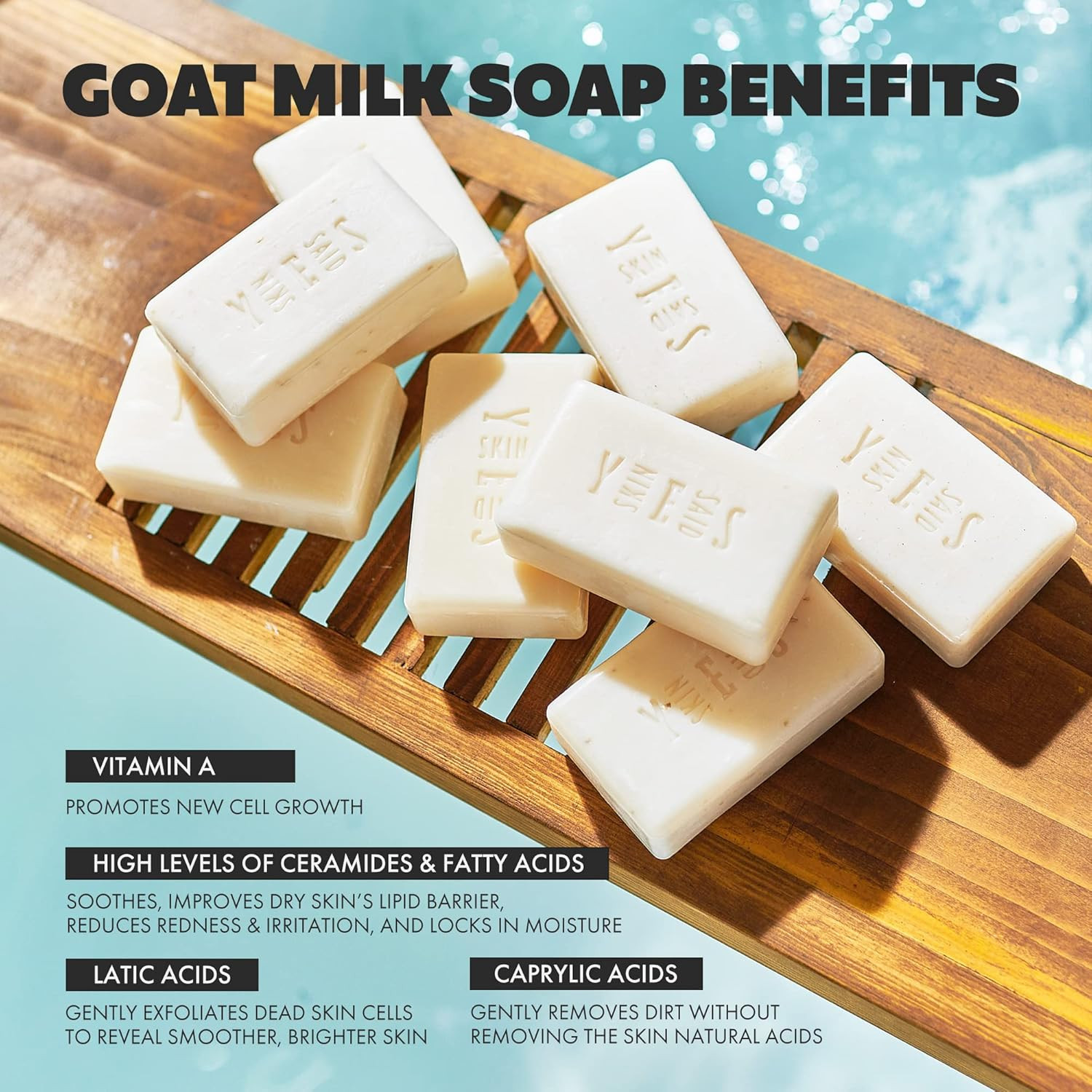 Goat Milk Soap Bar – 8 Bars 4 Unique Scents | Crafted in Greece | All Natural, O