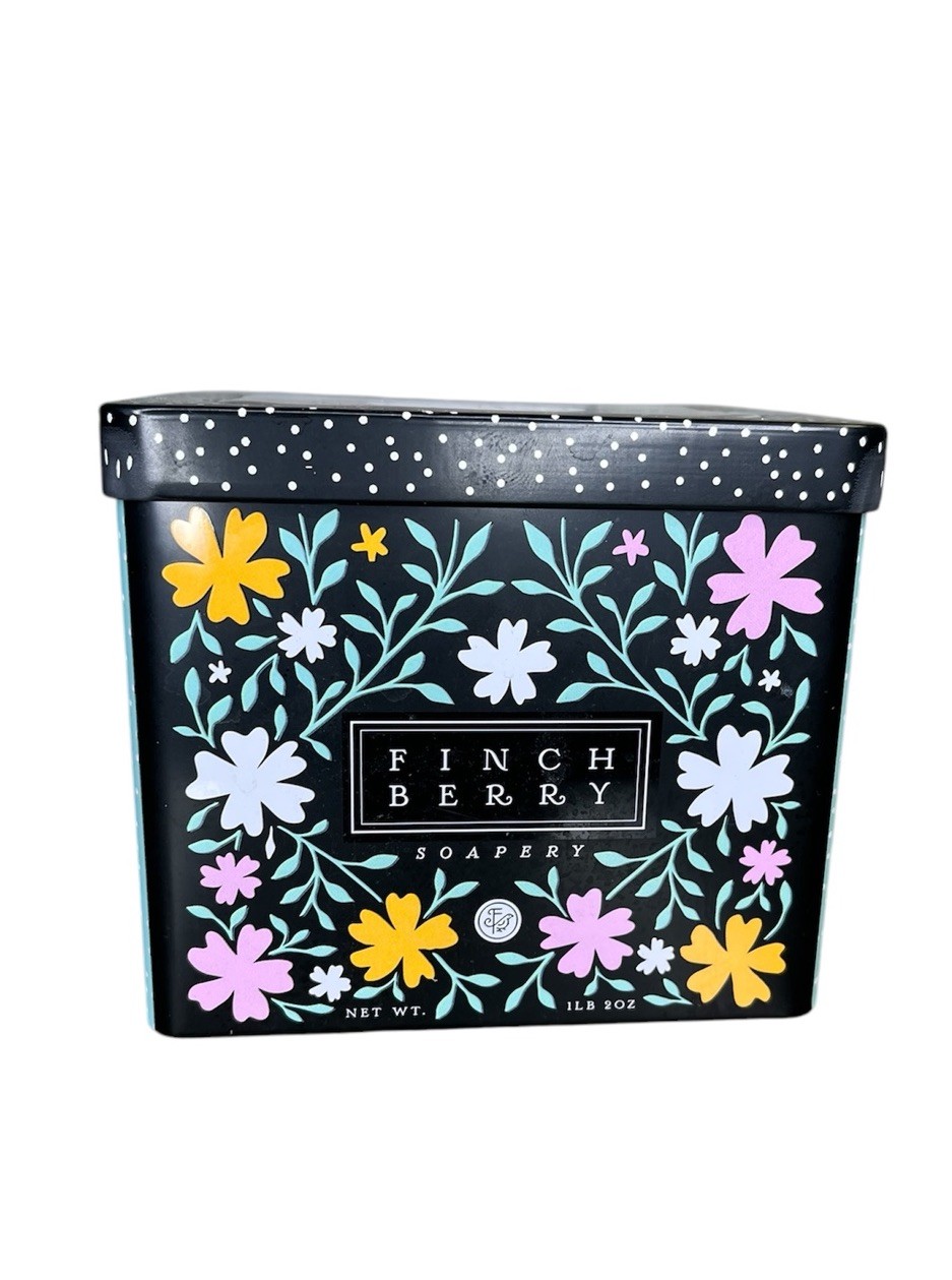 Finchberry Soap Sampler Tin Box 1 lb 8 bars