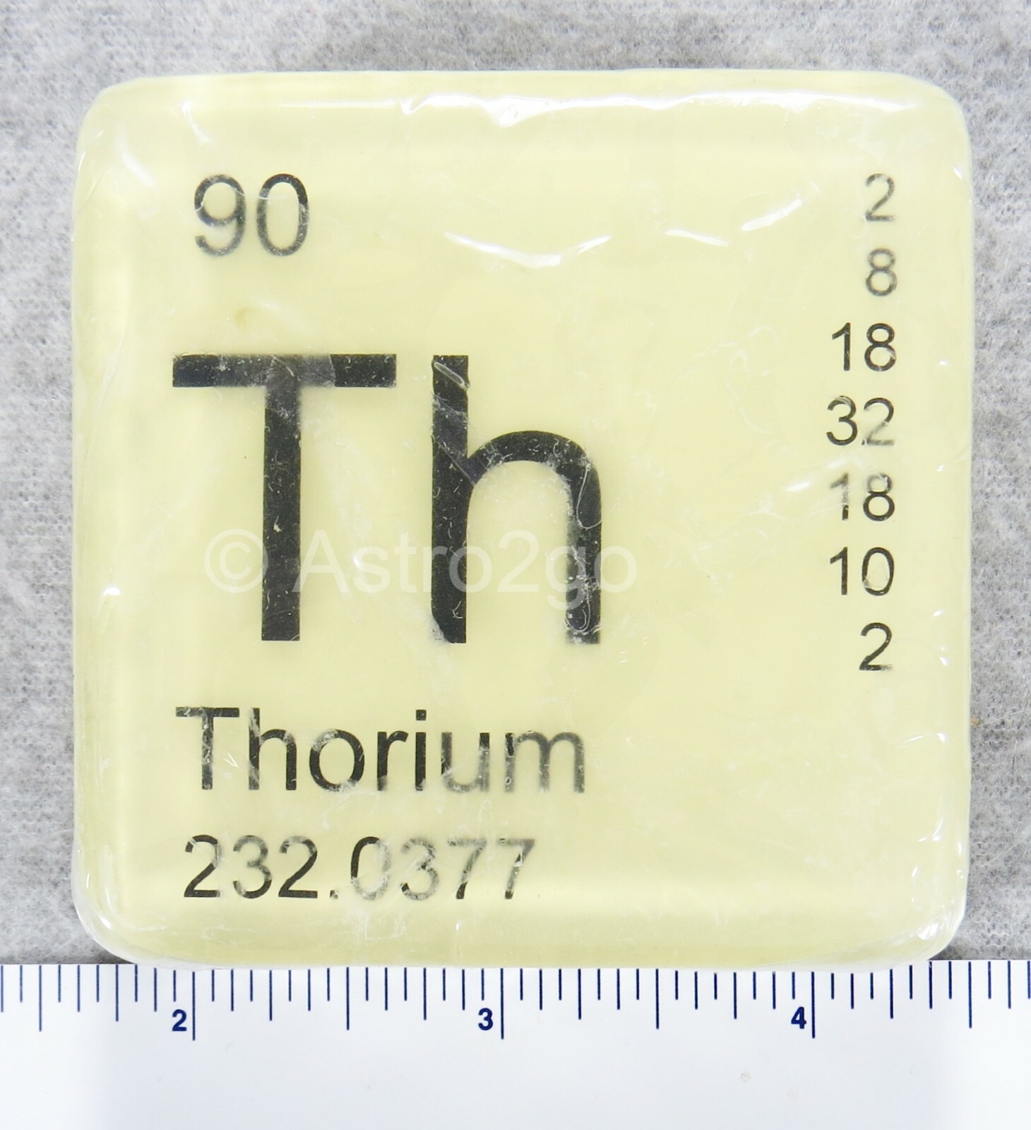 PERIODIC TABLE ELEMENT “Th” THORIUM NOVELTY GLOW HAND SOAP-4 oz JUST BUBBLY NEW!