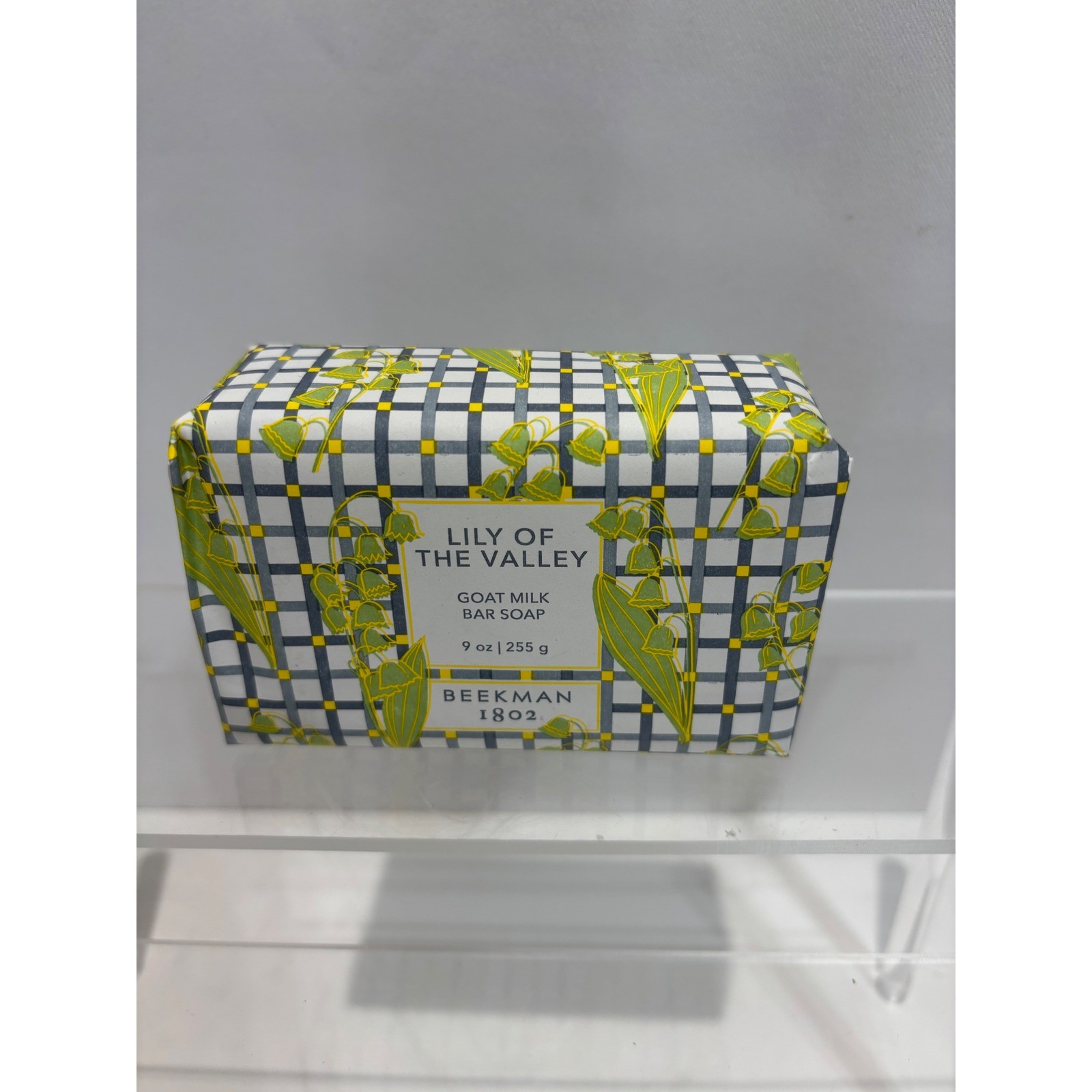 Beekman 1802 Bar Soap Womens 9oz White Lily of the Valley Goat Milk Floral