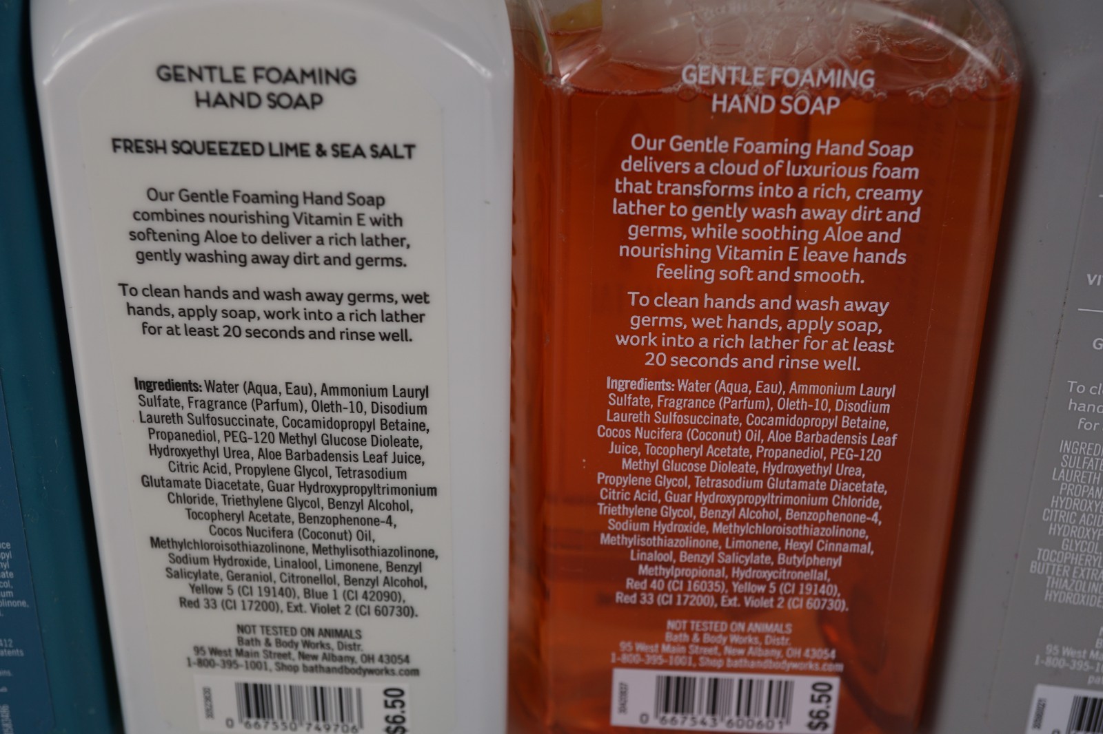 X5 BATH & BODY WORKS FOAMIONG HAND SOAP WITH ESSENTIAL OILS