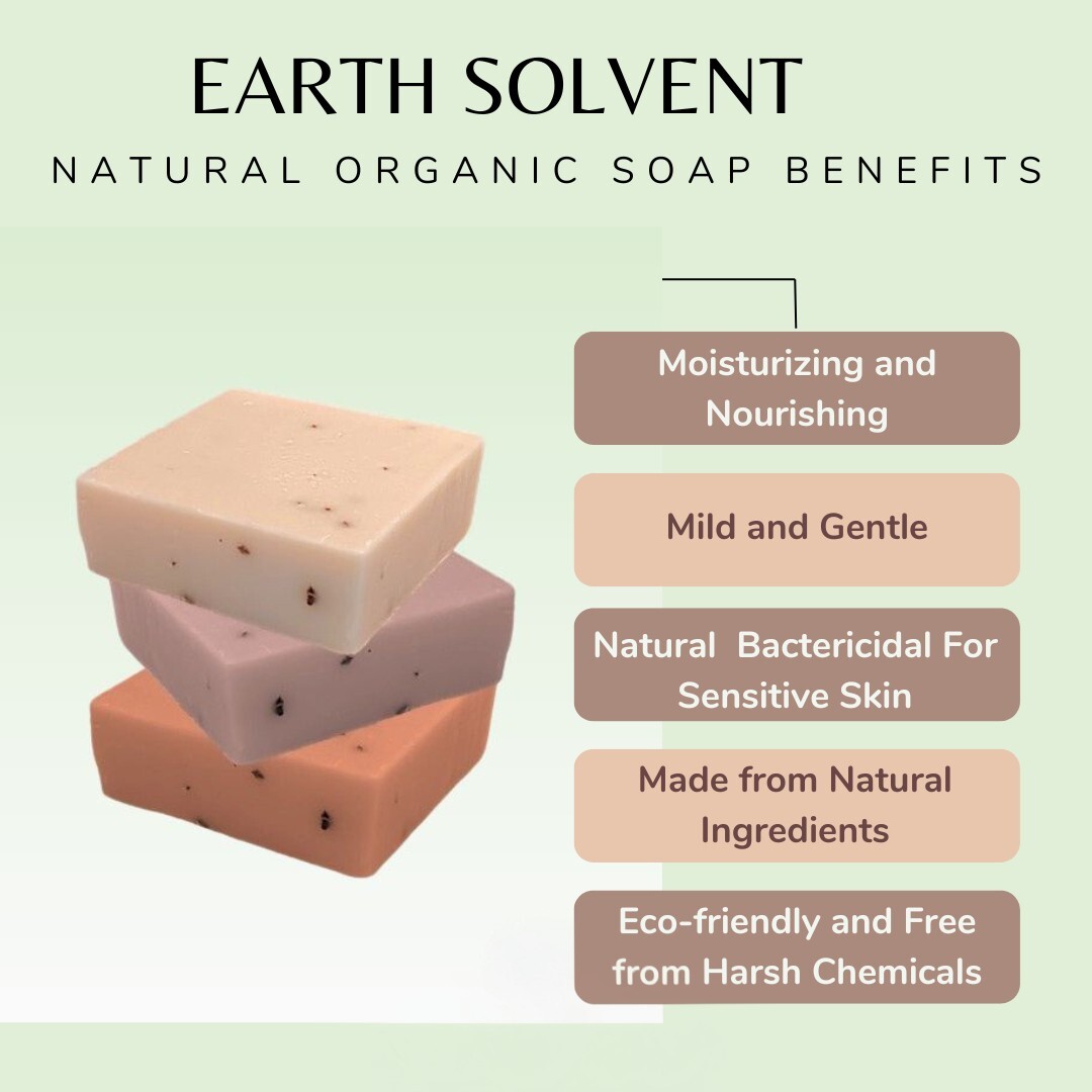 Earth Solvent Rosemary Thyme Natural Organic Handmade Cold Process Bar Soap 5oz