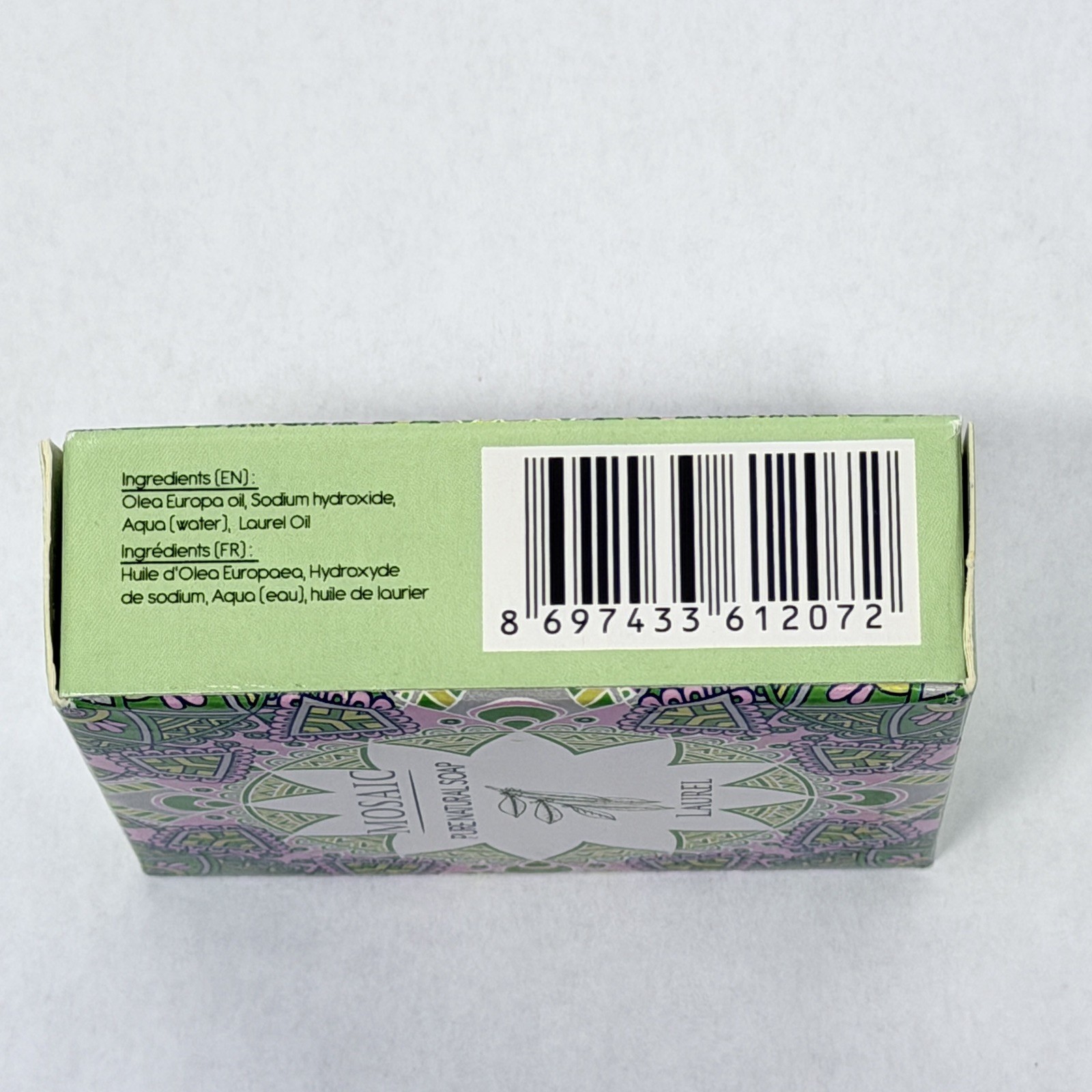 MOSAIC Pure Natural Soap Bar LAUREL (Bay Leaf) | 100% Natural.