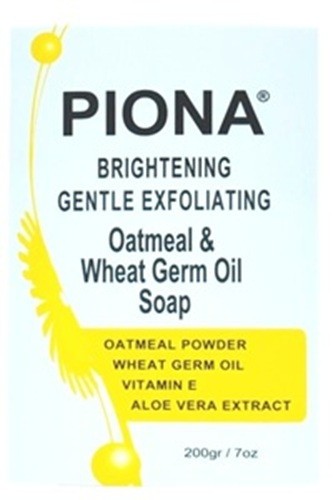 PIONA Brightening Gentle Exfoliating Oatmeal & Wheat Germ Oil Soap 7 Oz.