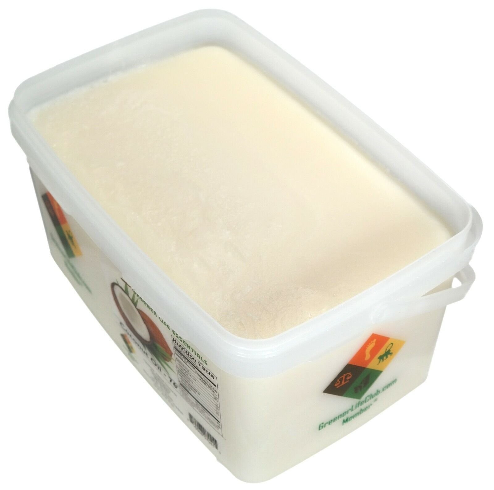 Coconut Oil – Food Safe – 7lb – Greener Life Club Box