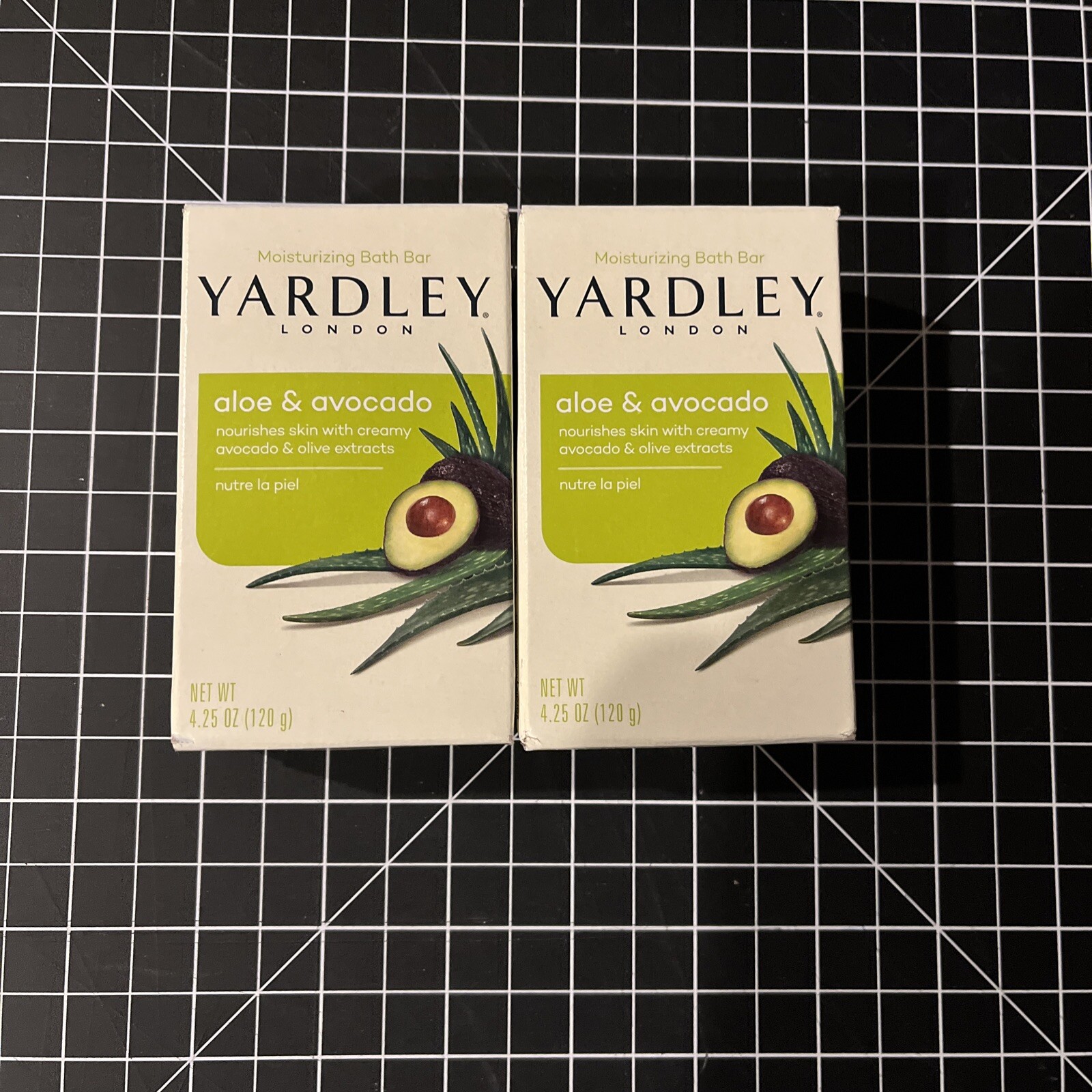 Yardley Soap Aloe & Avocado 4.25oz ( 2 Bars )