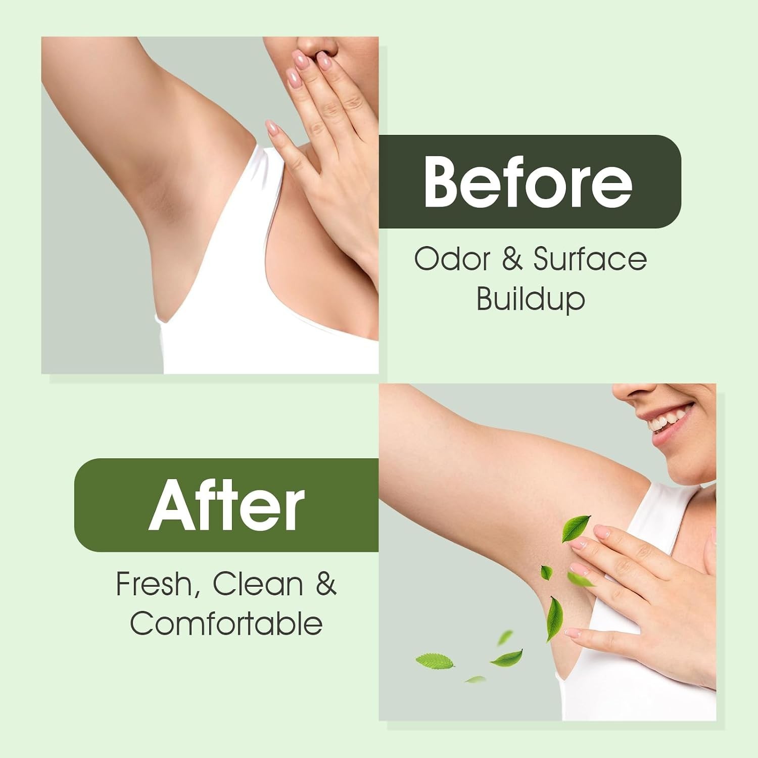 Underarm Detox Soap, 2 Pcs Armpit Detox Soap with Green Tea & Tea Tree, Charc…
