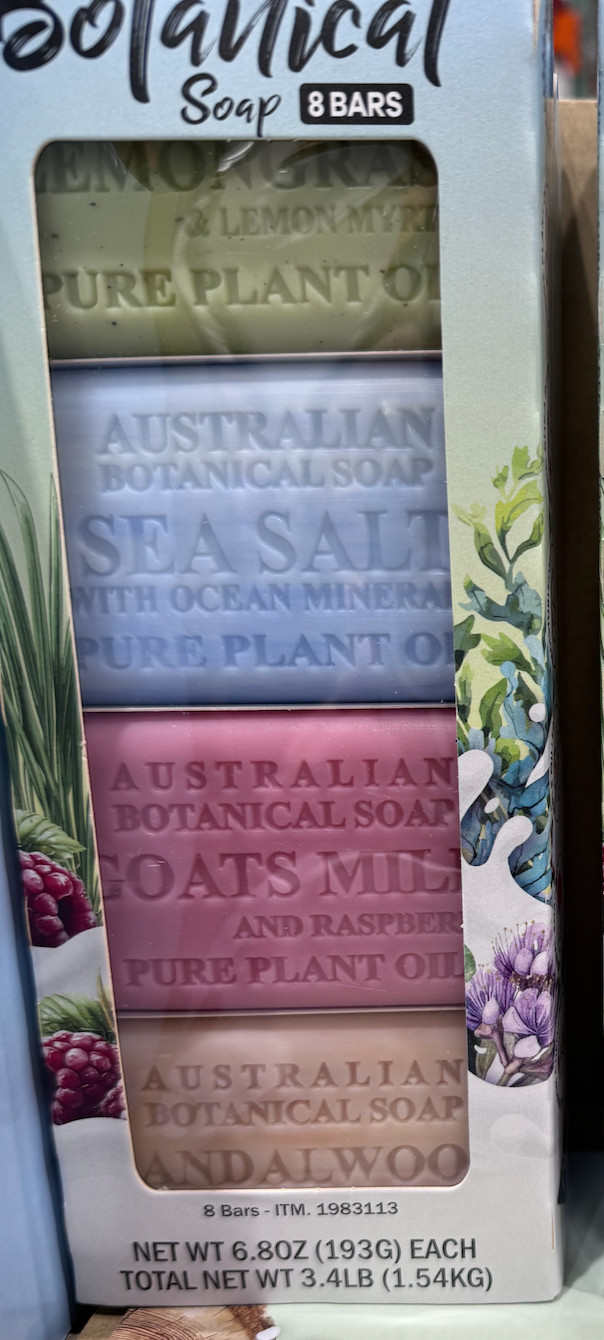 Australian Botanical Goat’s Milk Soap Bars 8 Bars pack