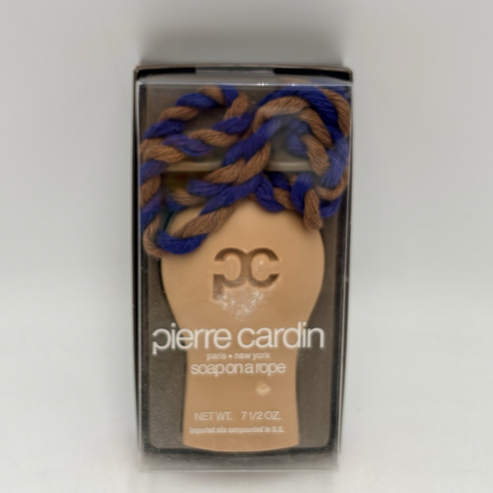 VTG NIB Pierre Cardin Fragrance Soap on Rope 7.5 Oz