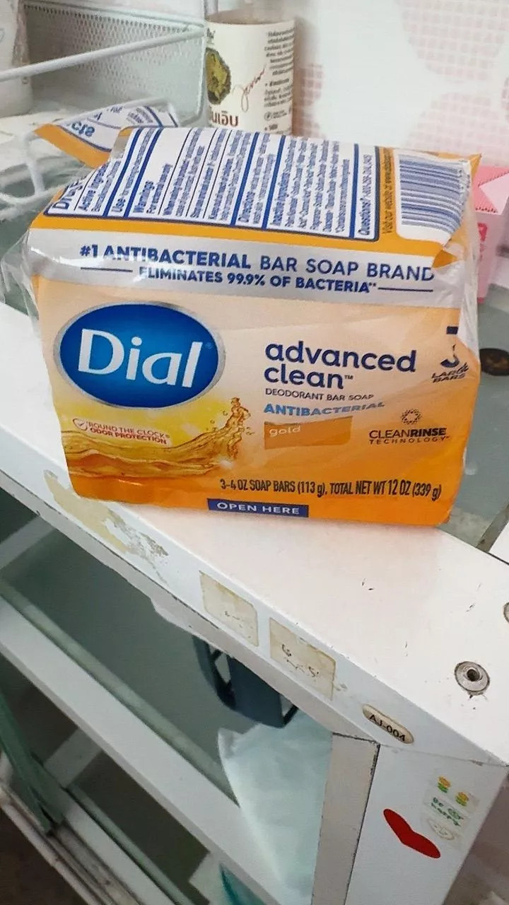 Dial Advanced Clean Gold Antibacterial Deodorant Soap Bar Body Wash 6 x 113g