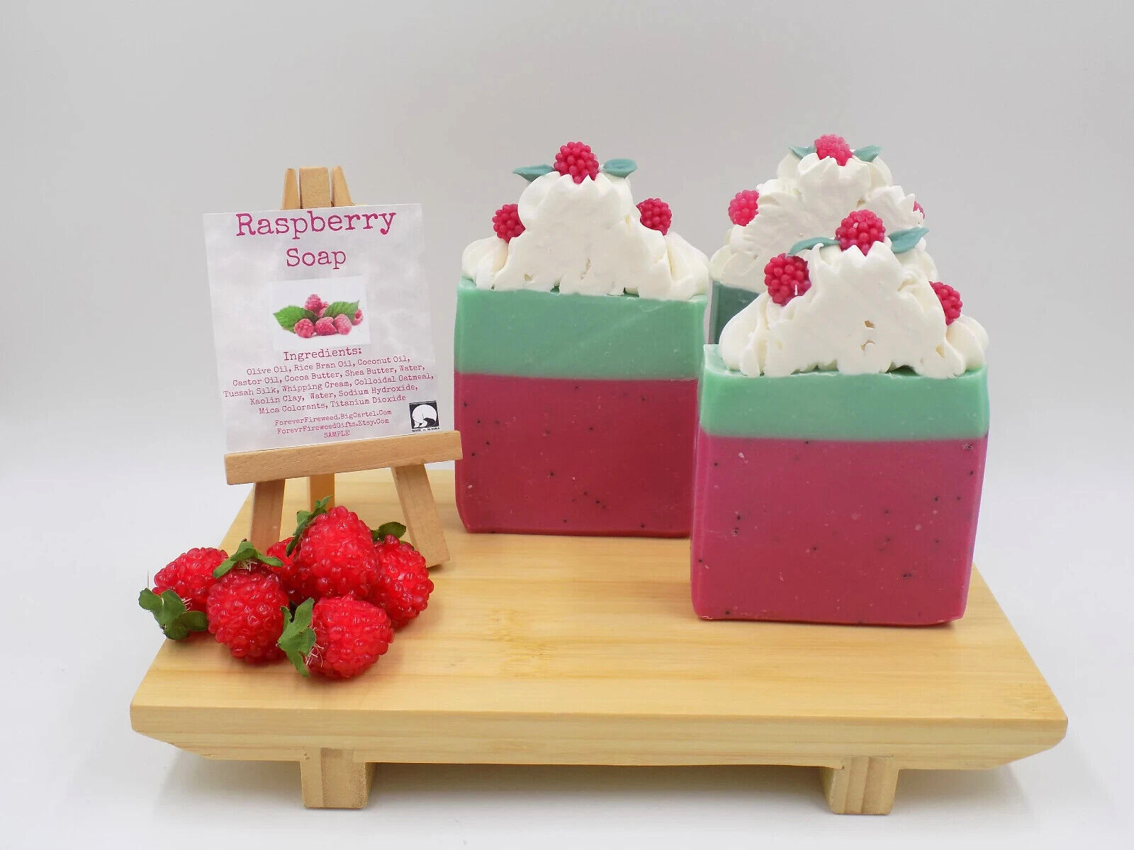 Raspberry Handmade Bar Soap