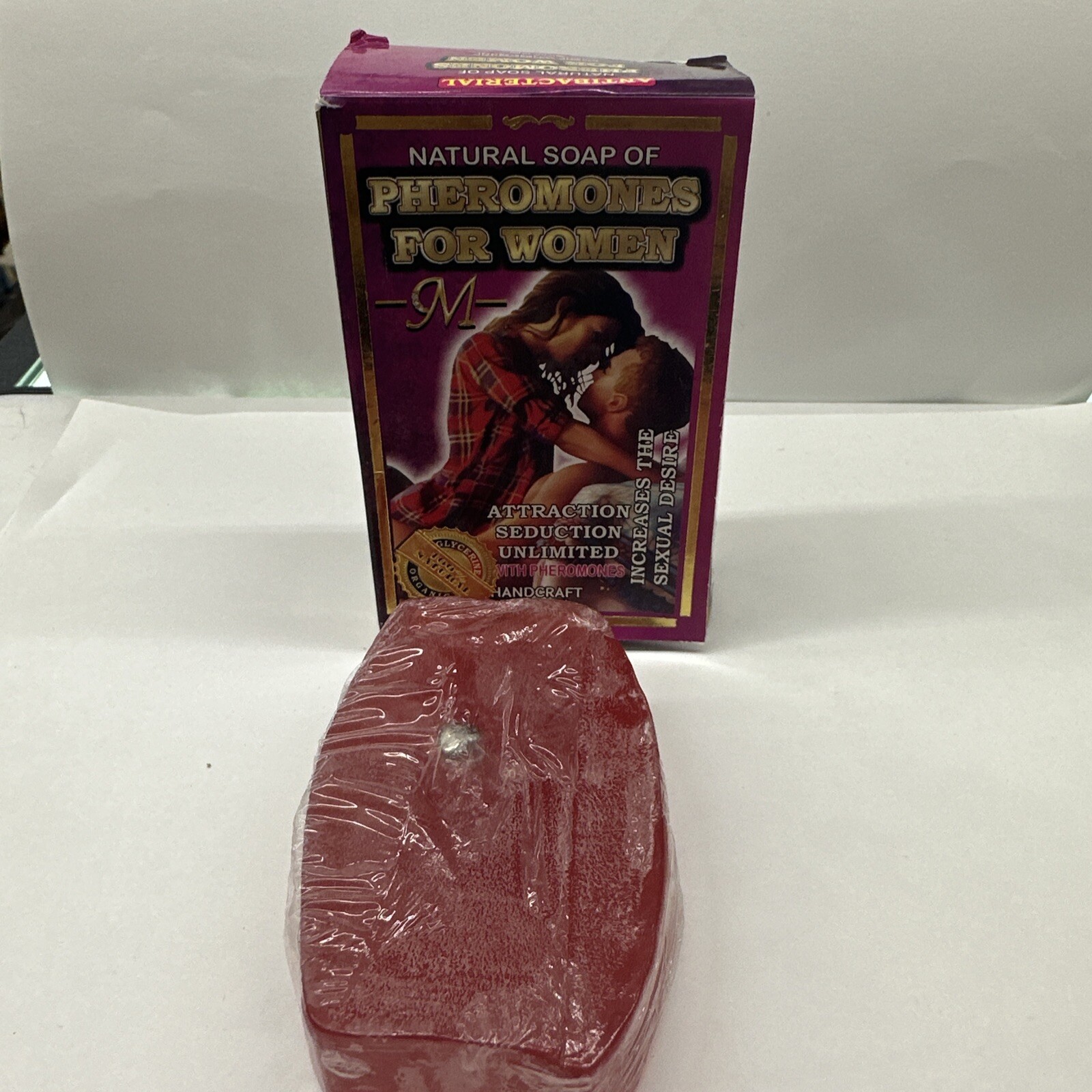 (Jabon) Soap Natural Feromonas Para Mujer Atraccion Seduccion Sin Limite