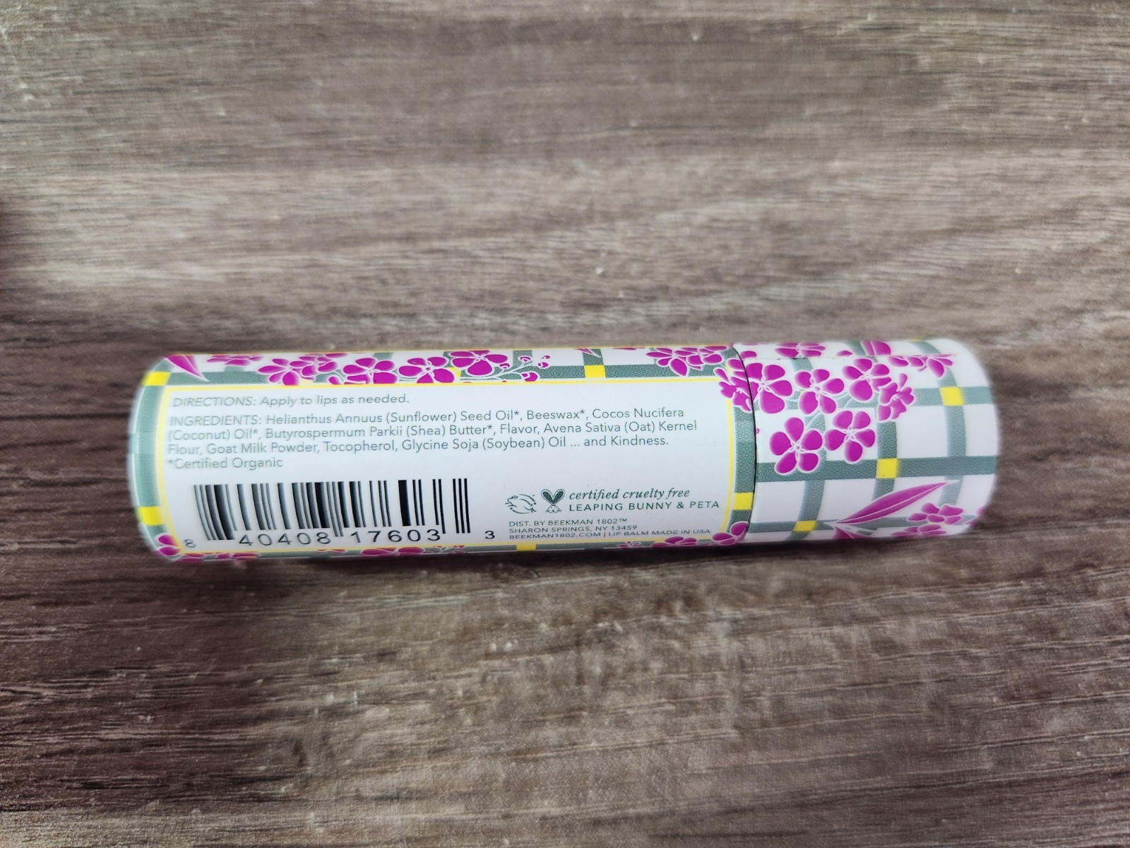 Beekman 1802 Lilac Dream Goat Milk Bar Soap 9 oz & Lip Balm