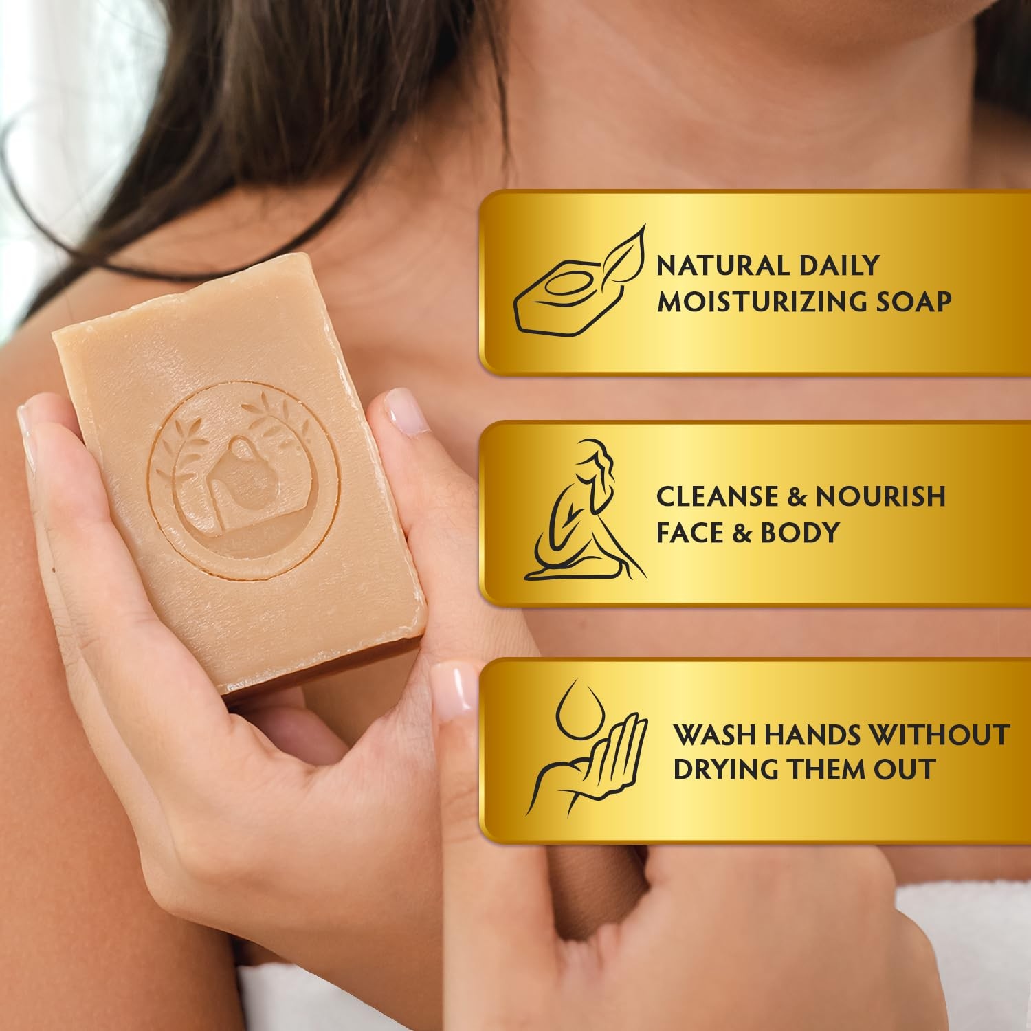 Organic and Body Soap Bars for Dry, Normal, and Sensitive Skin. Gentle Wash T…
