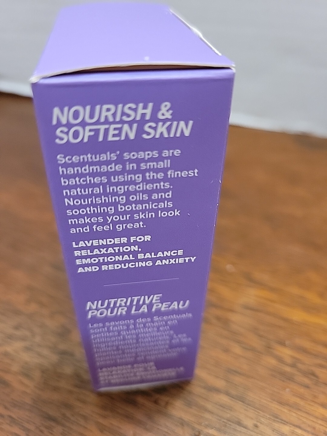 Scentuals Bar Soap 115g – Calming Lavender 100% NATURAL made with Olive Oil