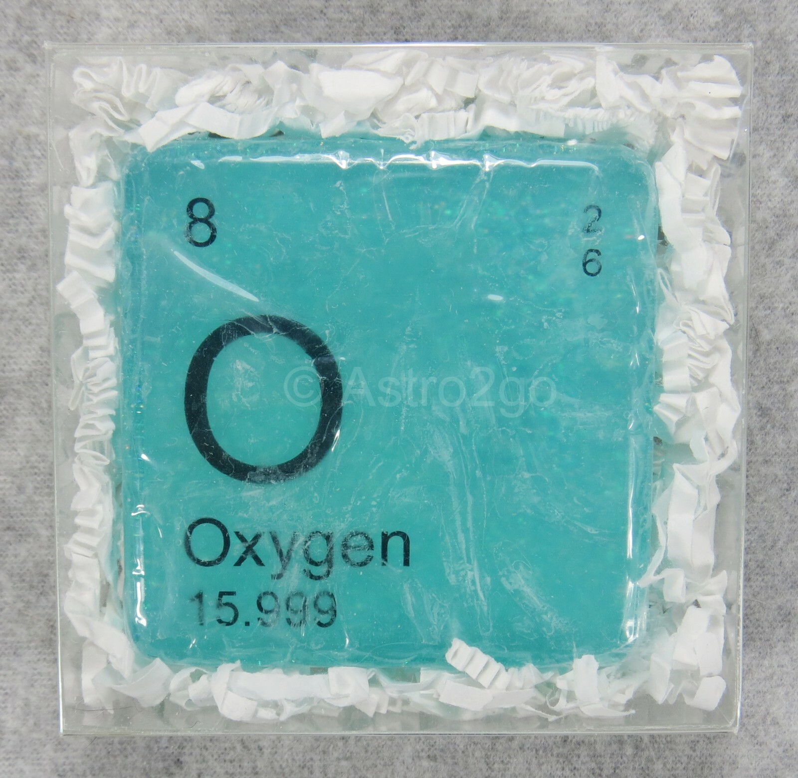 PERIODIC TABLE ELEMENT “O” OXYGEN NOVELTY HAND BATH SOAP-4 oz JUST BUBBLY NEW!