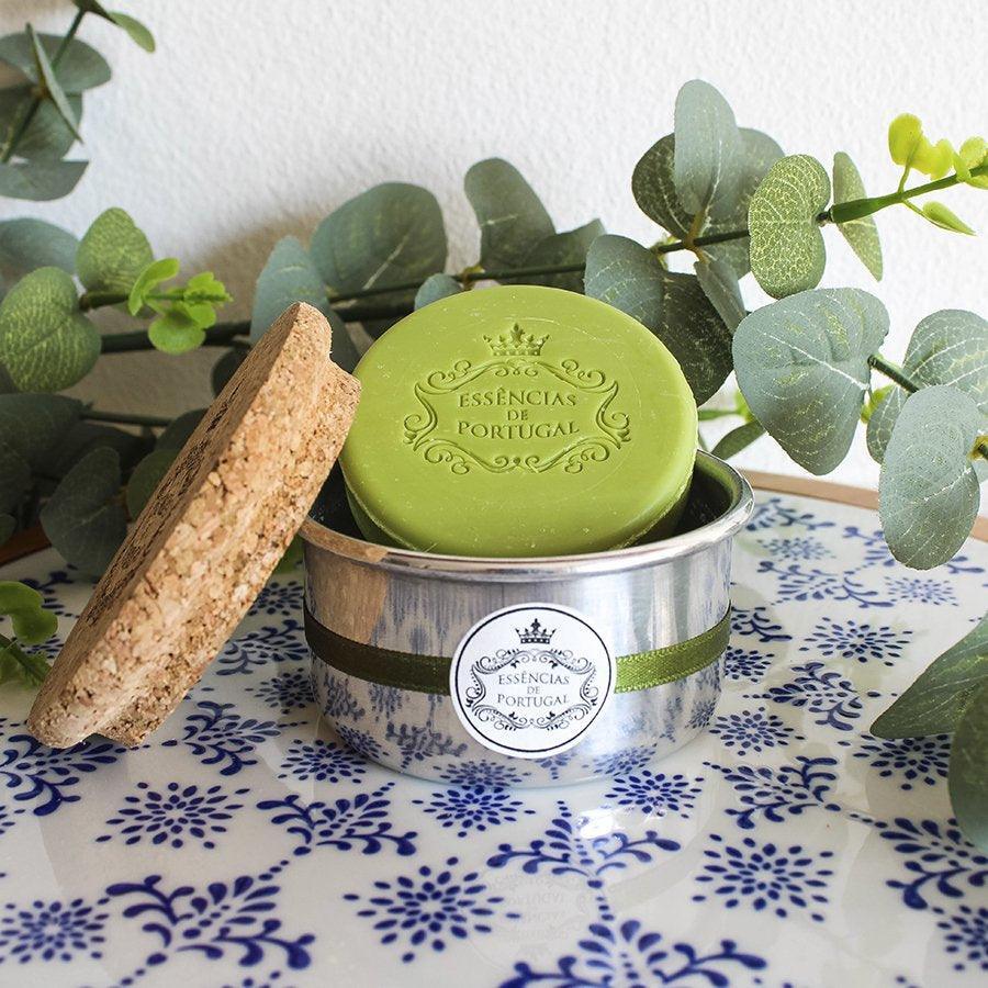 ESSENCIAS DE PORTUGAL Eucalyptus Soap in Aluminum Jewel-Keeper (1.8 oz. x 2)