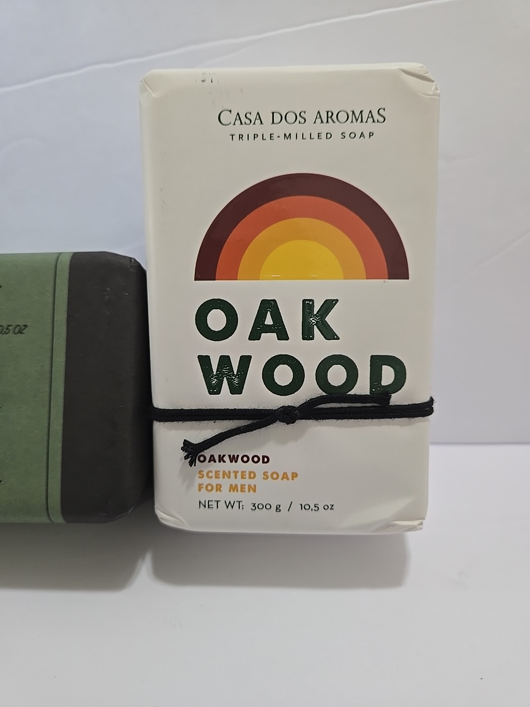Casa Dos Aromas Oakwood/Forest SandalWood Scented Triple Milled Soap Men 10.5oz