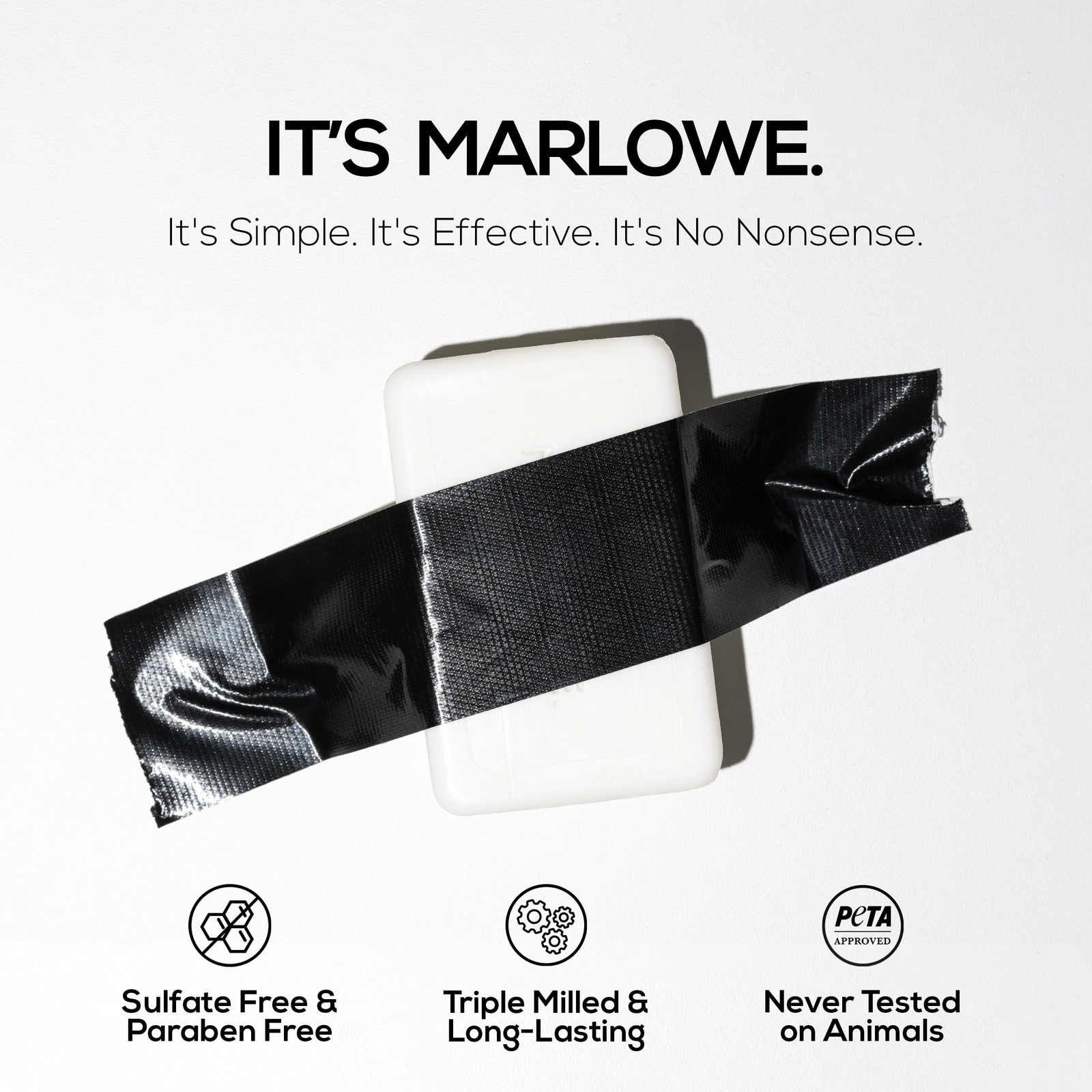 MARLOWE. No. 105 Bar Soap for Men 7 oz, Moisturizing Body Soap, Nourishing & …