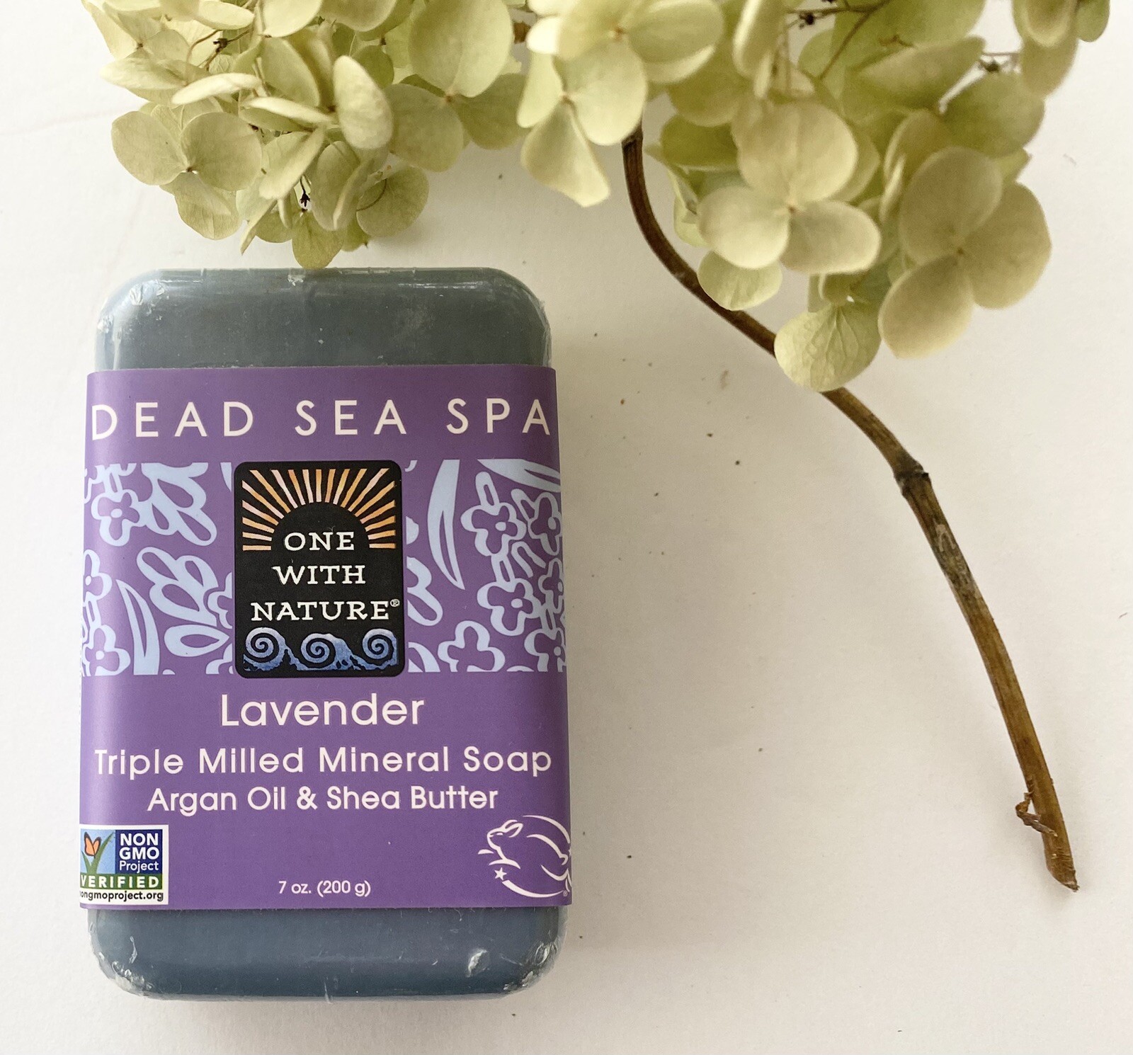 Made in Jordan, One With Nature, Dead Sea Spa, Triple Milled MIneral Bar Soap