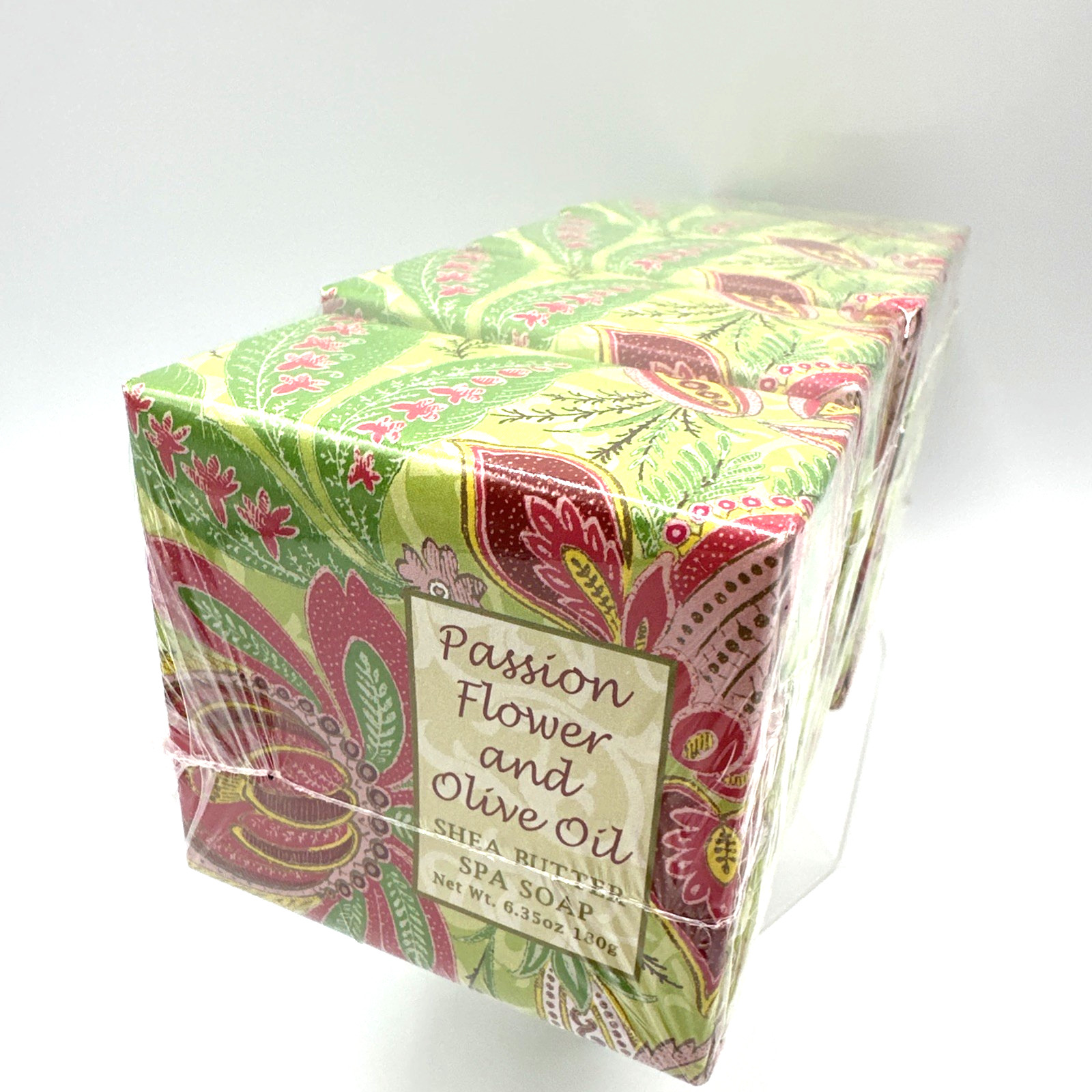 Greenwich Bay Passion Flower And Olive Oil Butte Soap Lot Of 6 Bars/6.35oz Each