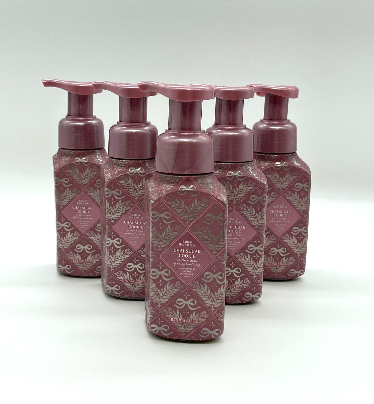 Bath & Body Works CHAI SUGAR COOKIE Foaming Hand Soap X5