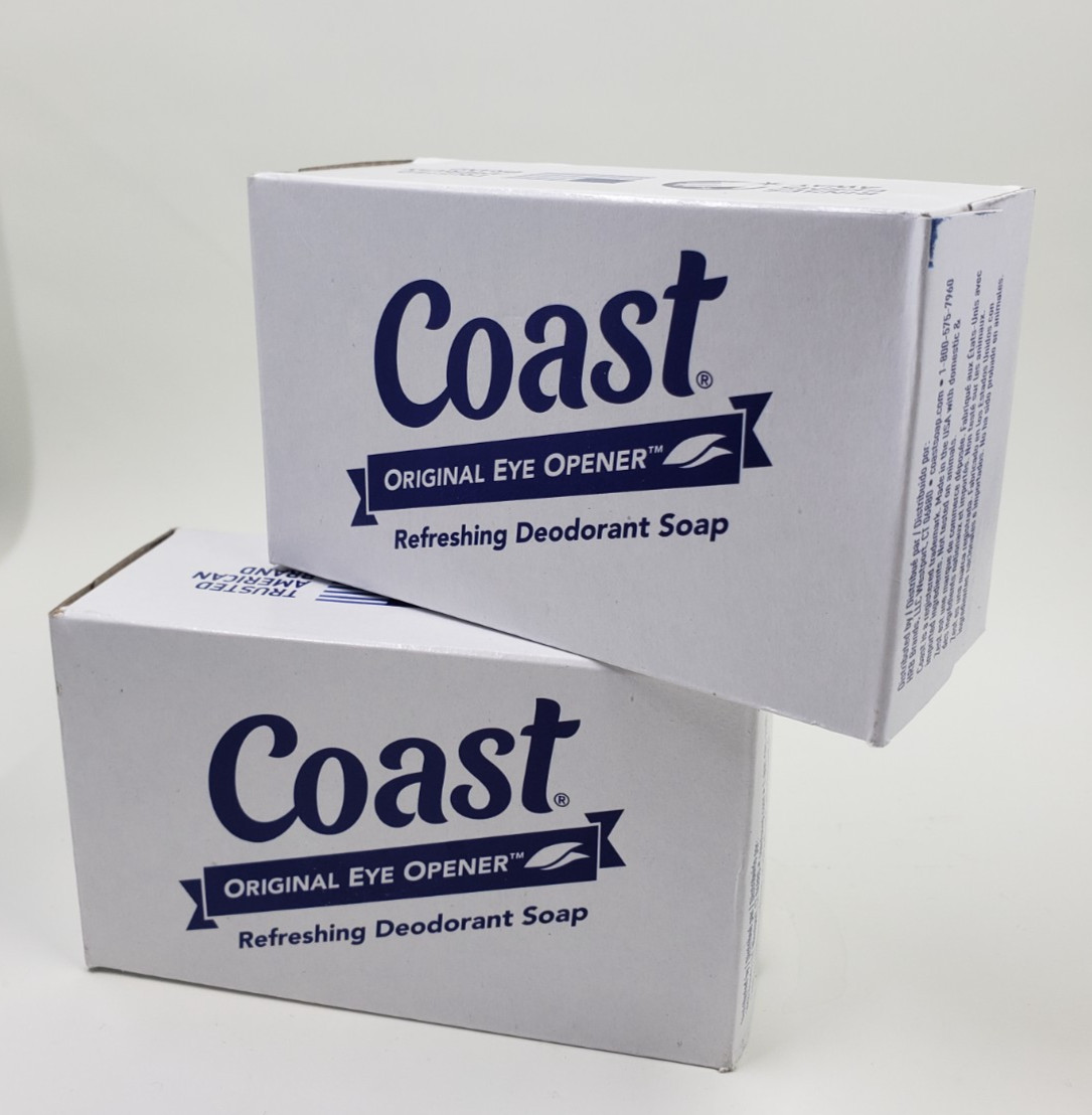 Vintage Coast Original Scent Bar Soap The Eye Opener 2 Single Box 4 oz Each