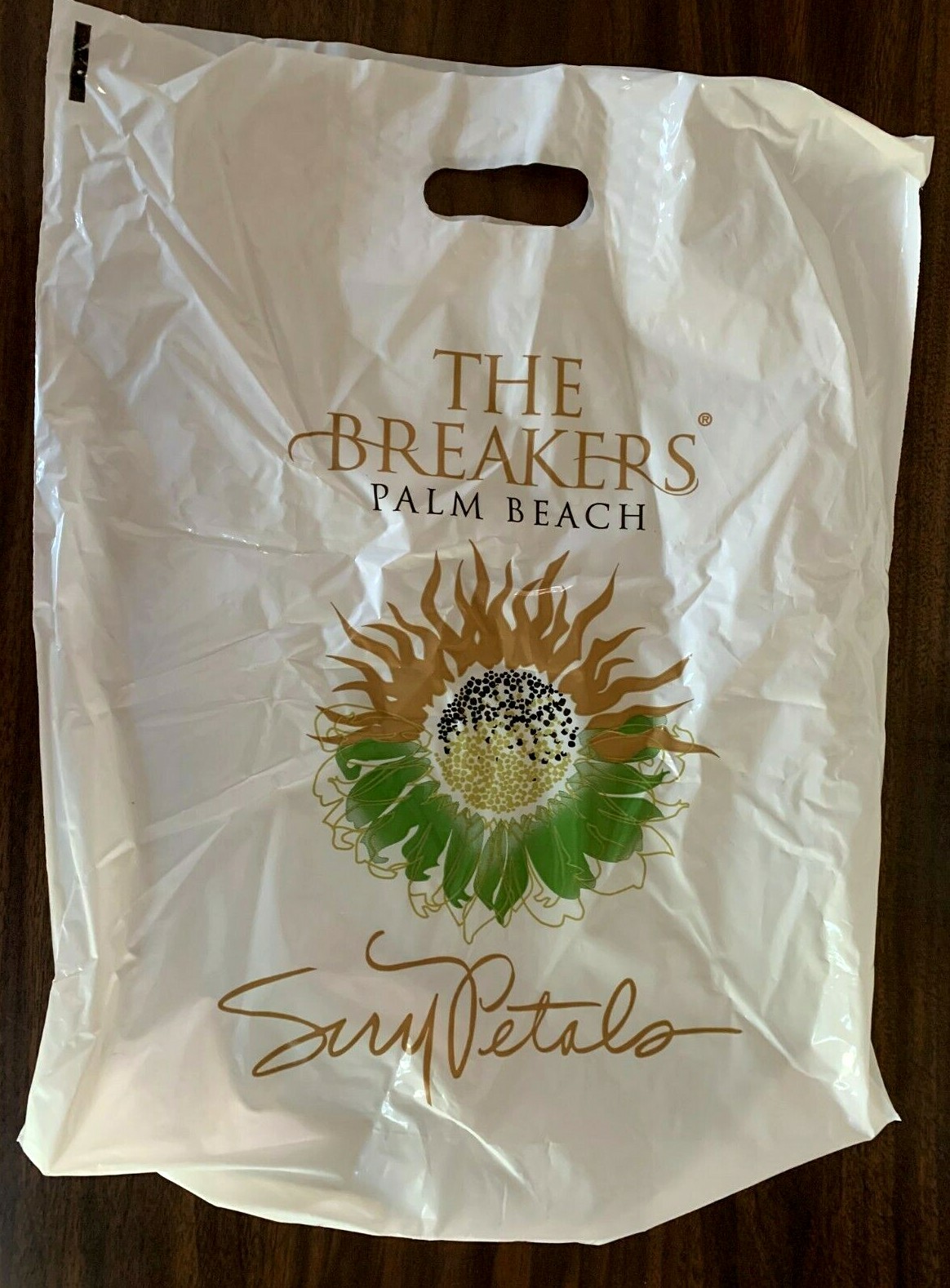 THE BREAKERS PALM BEACH GLYCERIN SUNFLOWER SURY PETALS PLASTIC BAGS (3)