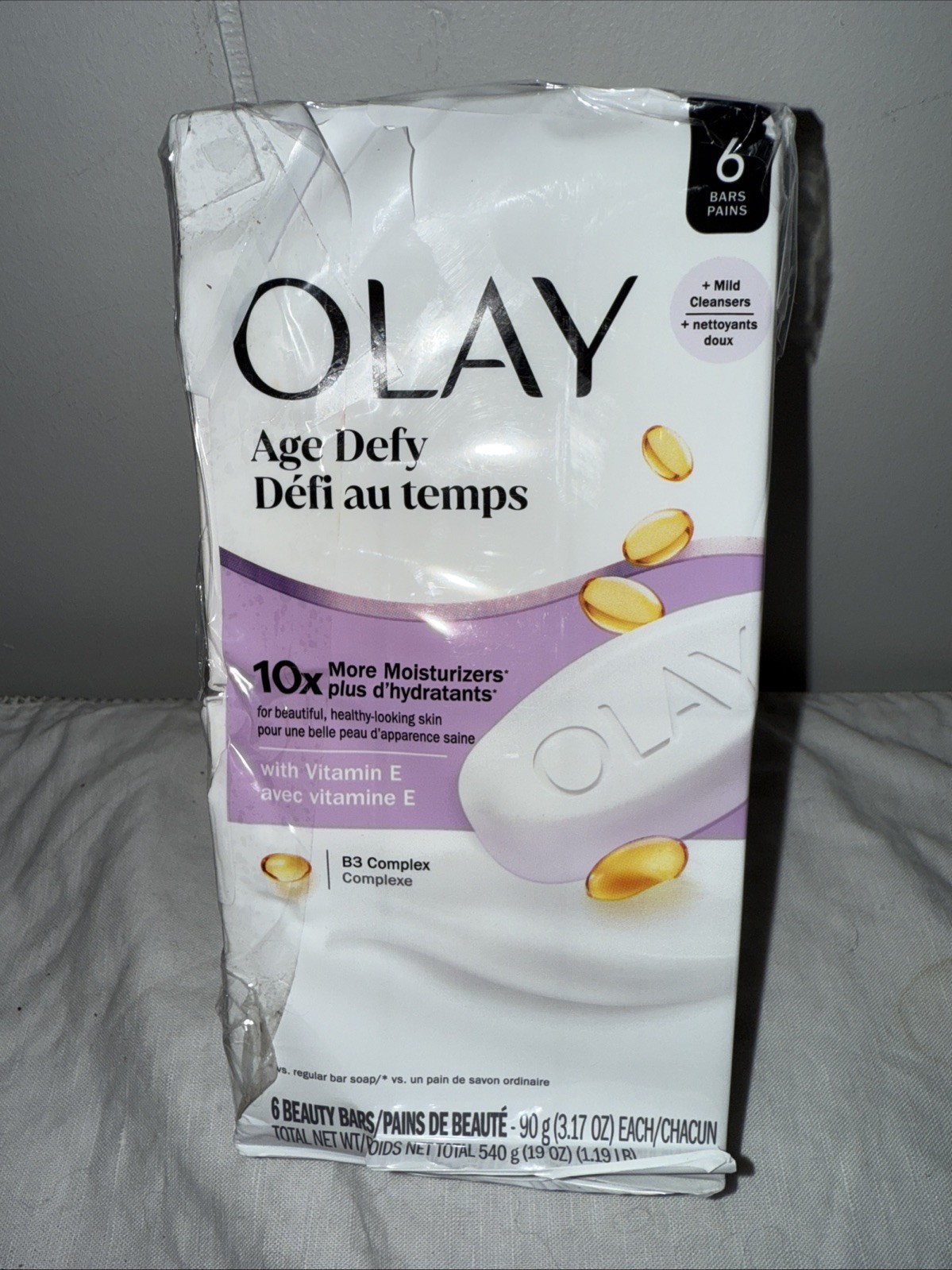 Olay Age Defying With Vitamin E Bar Soap – 6 Pack