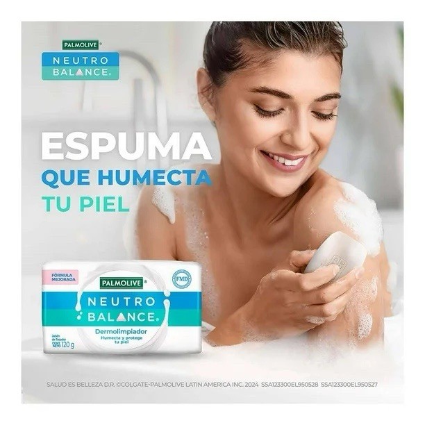 8 JABONES PALMOLIVE NEUTRO BALANCE (120g) – 8 PALMOLIVE SOAPS – Made in 🇲🇽
