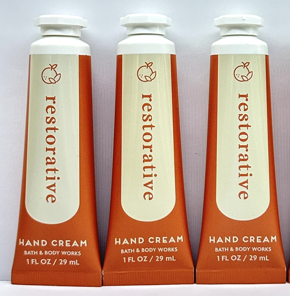 3 BATH & BODY WORKS RESTORATIVE HAND CREAM ULTRA RICH LOTION TRAVEL SIZE 1 OZ
