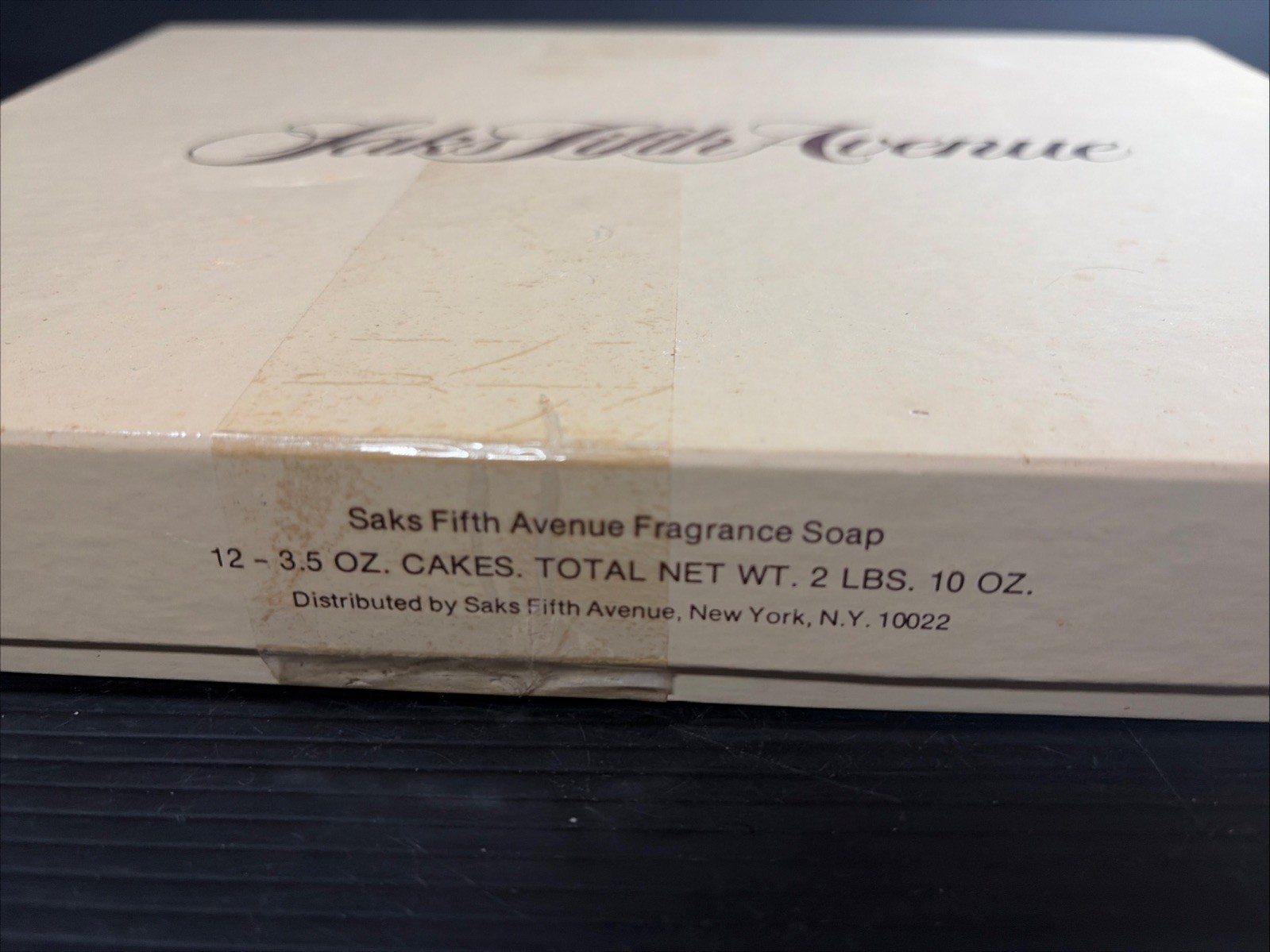 9 Vtg Soap Bars Saks Fifth Avenue Set Pink American Beauty Rose Scented