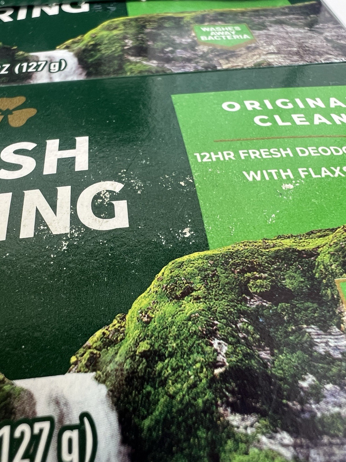 Irish Spring Original Clean Deodorant Soap 4.5 oz Bars Lot of 13