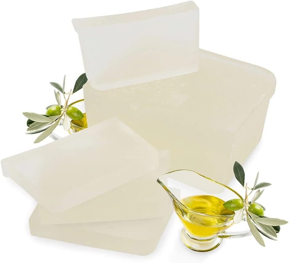 Moisturizing Olive Oil Soap Base – 5 lb Vegan Bar for Crafting Unique Soaps