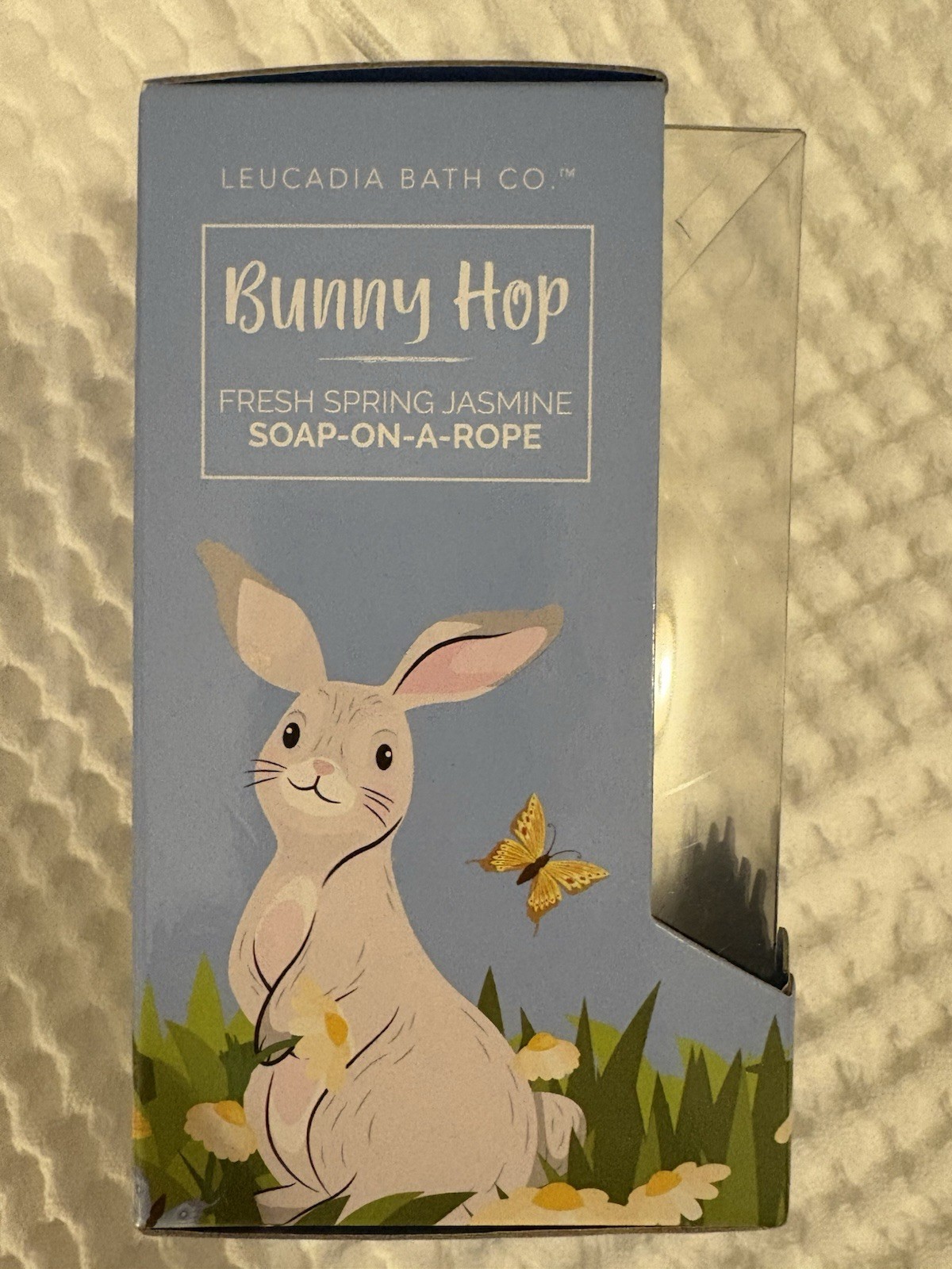 Leucadia Bath Co. Easter Bunny Soap-On-A-Rope Fresh Spring Jasmine EASTER GIFT