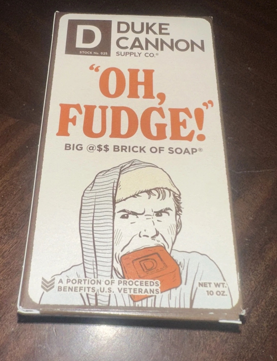 Duke Cannon Oh Fudge! Big A** Brick Of Soap 10oz. New In Box. Made In USA.