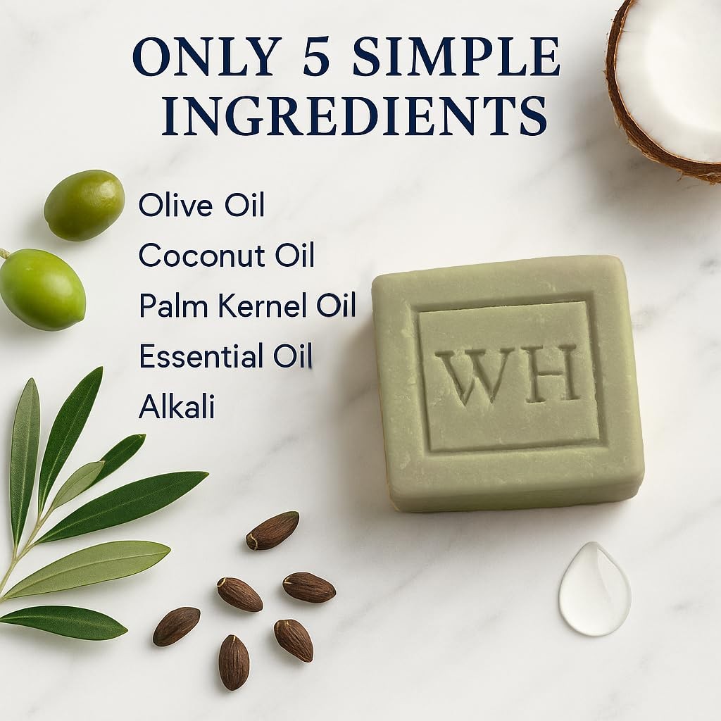 Lemongrass Olive Oil Soap – 5 Ingredients – Handcrafted in Vermont – Gentle
