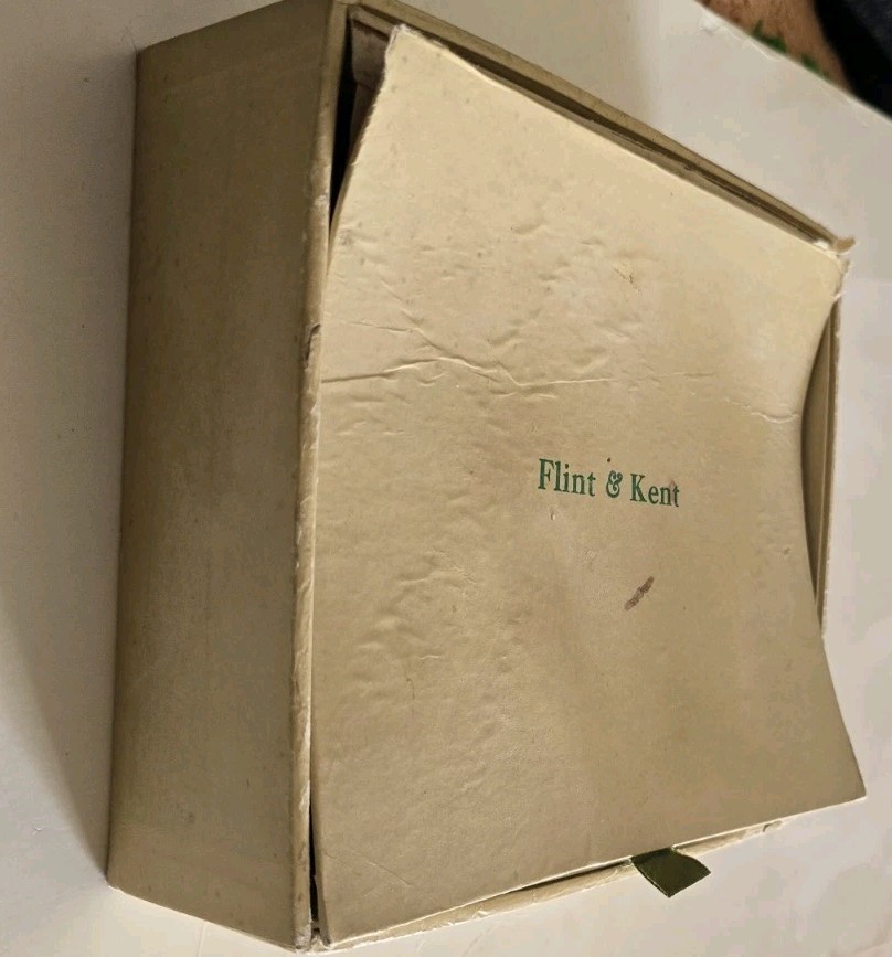 7 Vtg Flint & Kent Buffalo NY Bars Soap In Box Original Container All Water