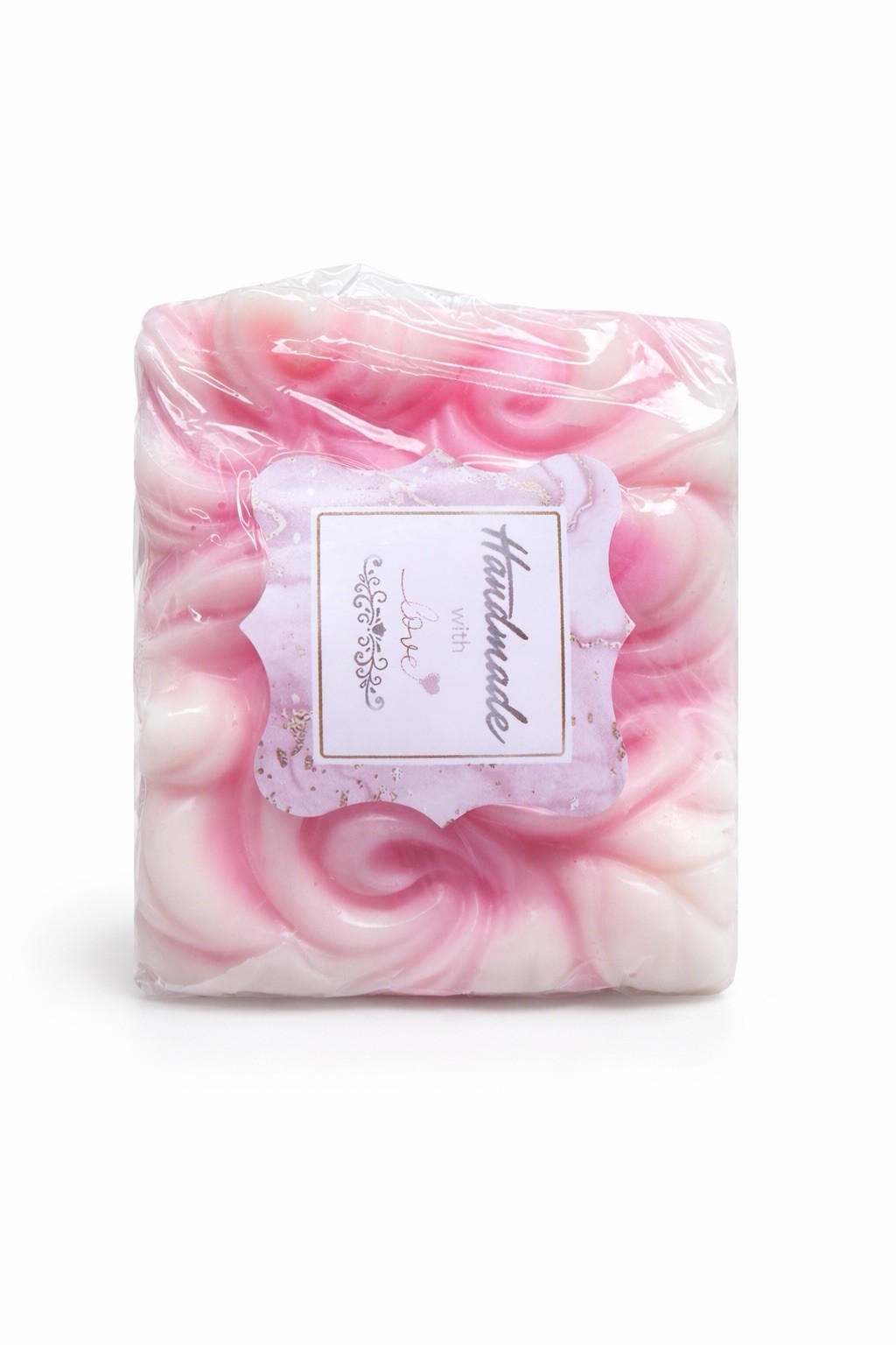 Handmade Milk Soap with Rose Scent & Vitamin E. Unit 3oz-4oz