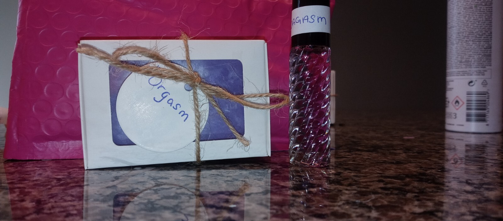 Homemade Body Bar and 10ml roll on fragrance oil combo