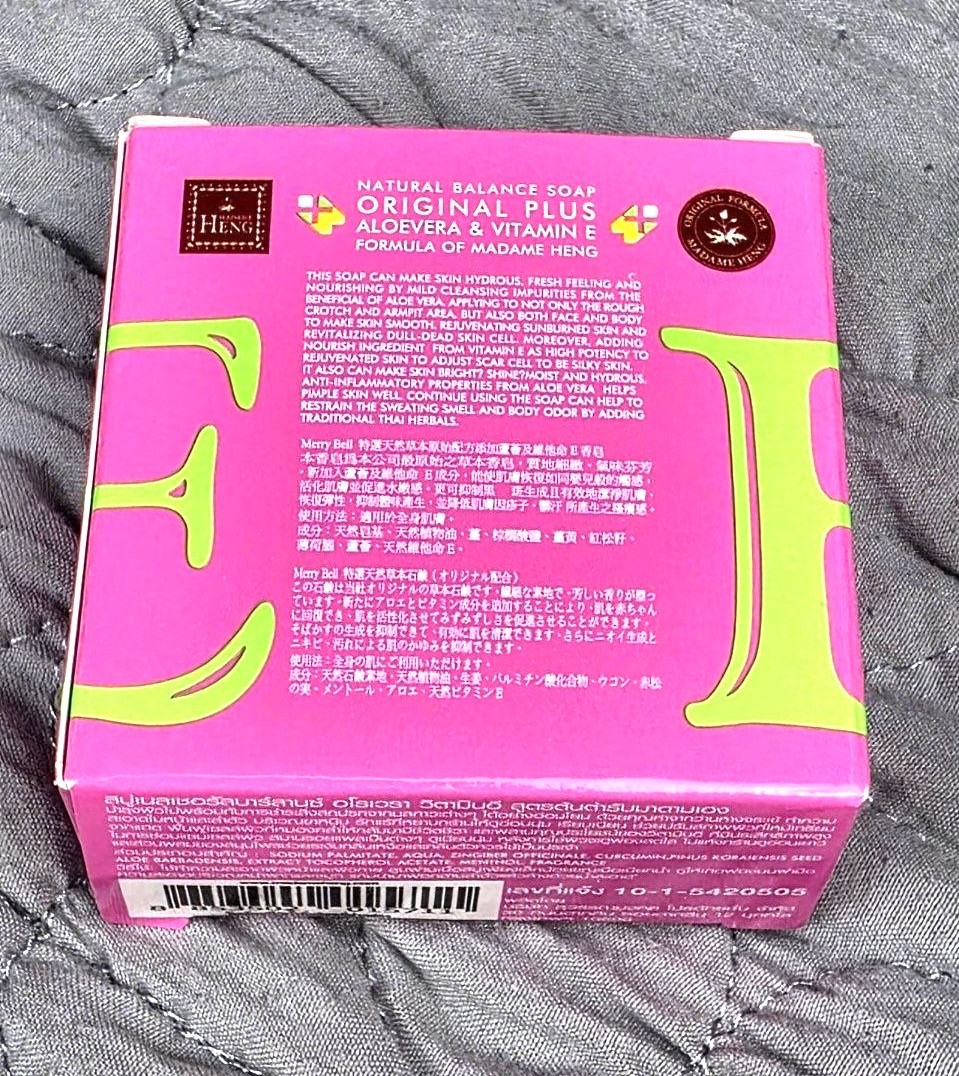 Madame Heng Vitamin C & E Soap Set 6x50g Herbal Natural Balance Thailand