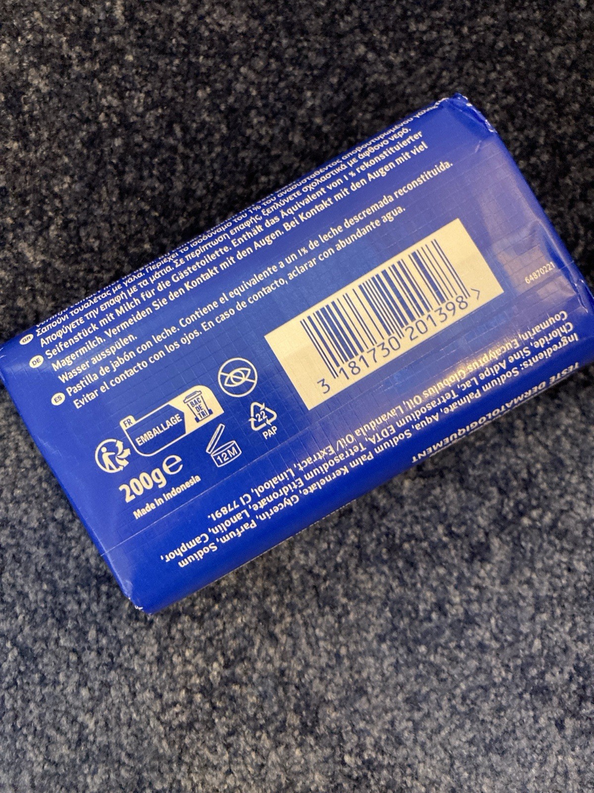 Monsavon au Lait Soap 200g Large Bar