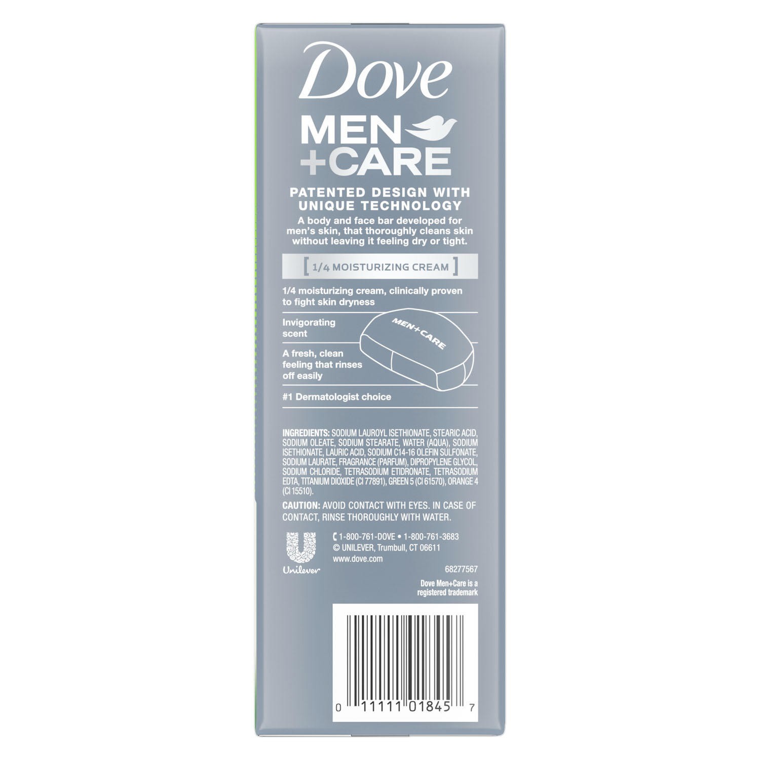 Dove Men+Care Body and Face Bar Extra Fresh 3.75 Ounce (14 Count)