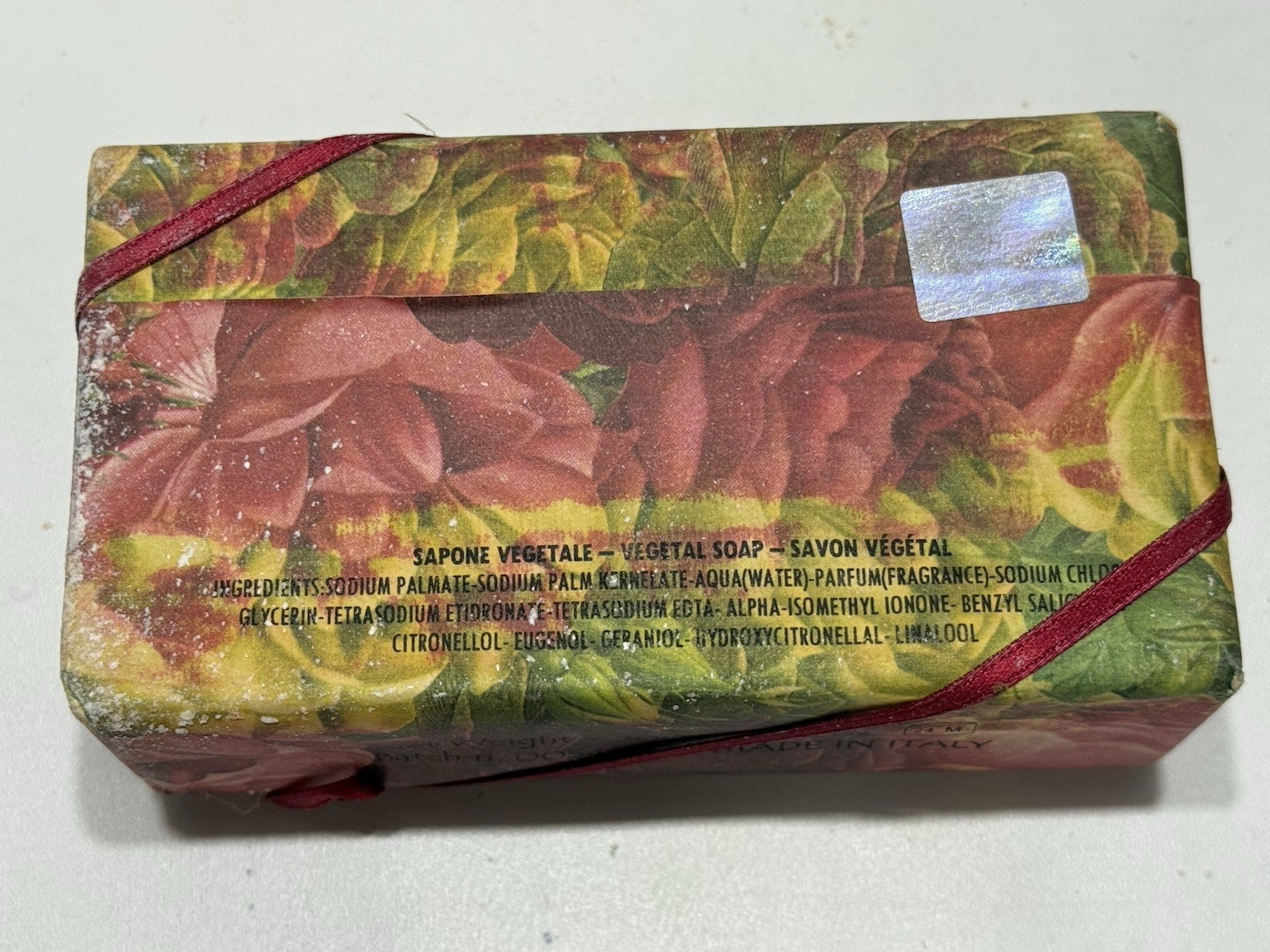 Sapone Italy Lemon Rose , Bella Portugal Alroma, Tuberose Tonsavon France Soaps