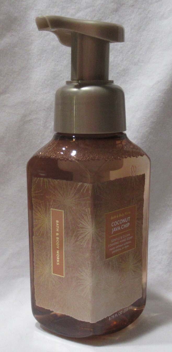 Bath & Body Works Gentle & Clean Foaming Hand Soap Set Lot 2 COCONUT JAVA CHIP