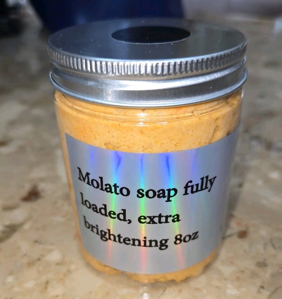 MOLATO Handmade 5 Day Brightening,Fully Loaded Face Soap 8oz With 1% Retinol